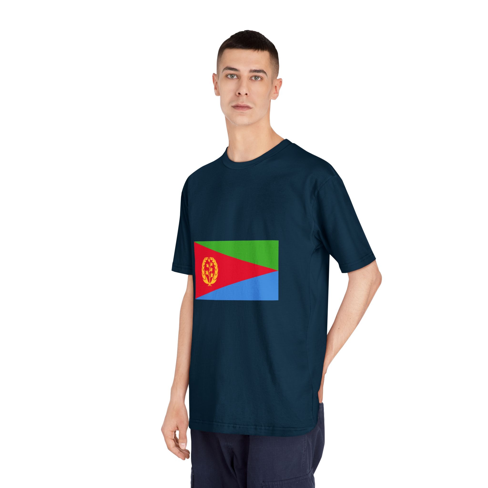 Flag of Eritrea Unisex Classic Crewneck T Shirt - Image 20