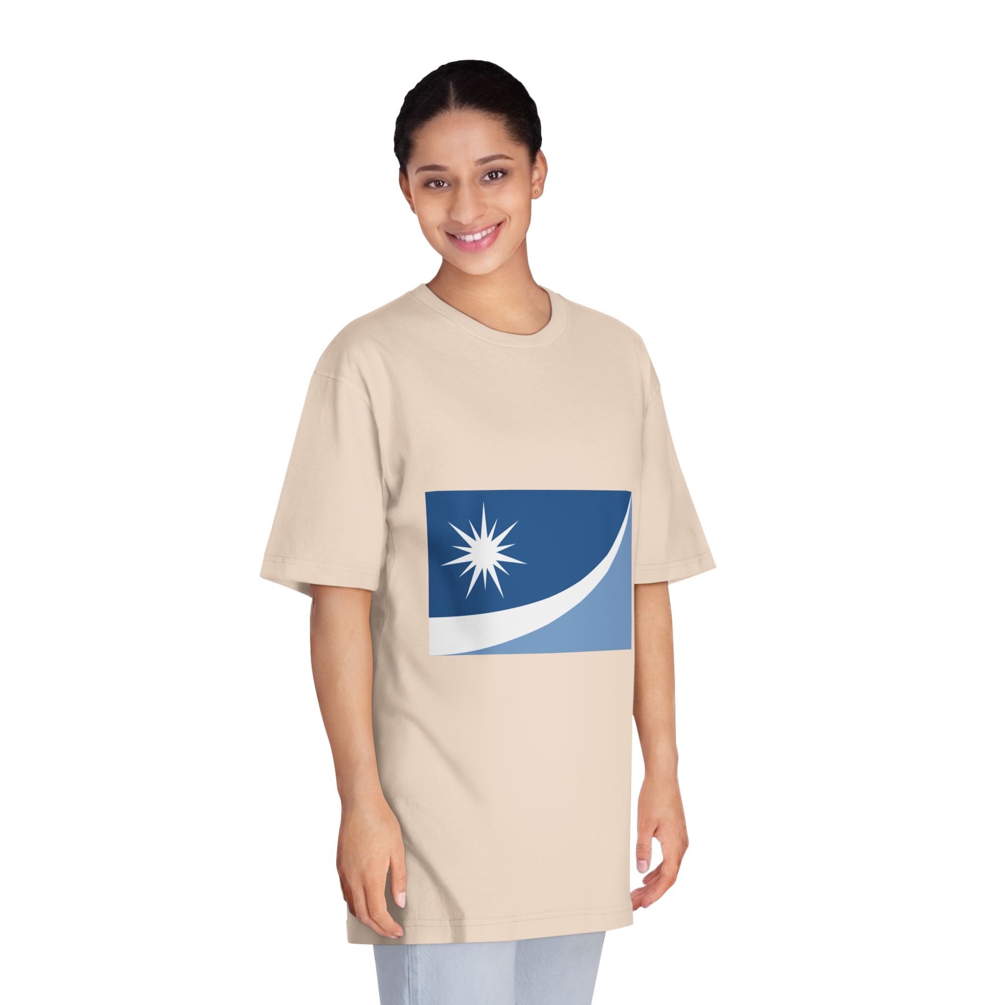 Flag of Crystal, Minnesota Unisex Classic Crewneck T Shirt - Image 11