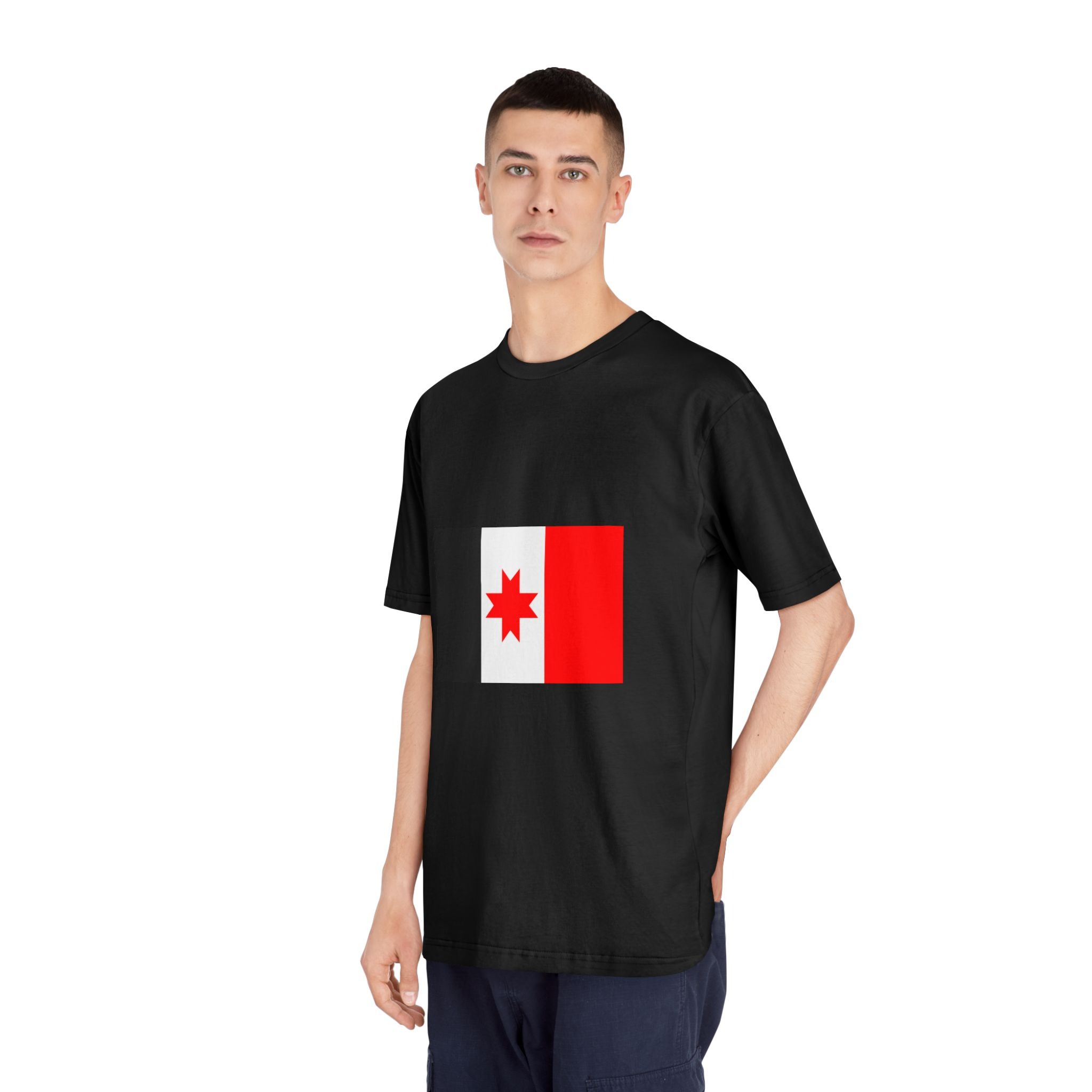 Flag of Udmurtia Unisex Classic Crewneck T Shirt - Image 8