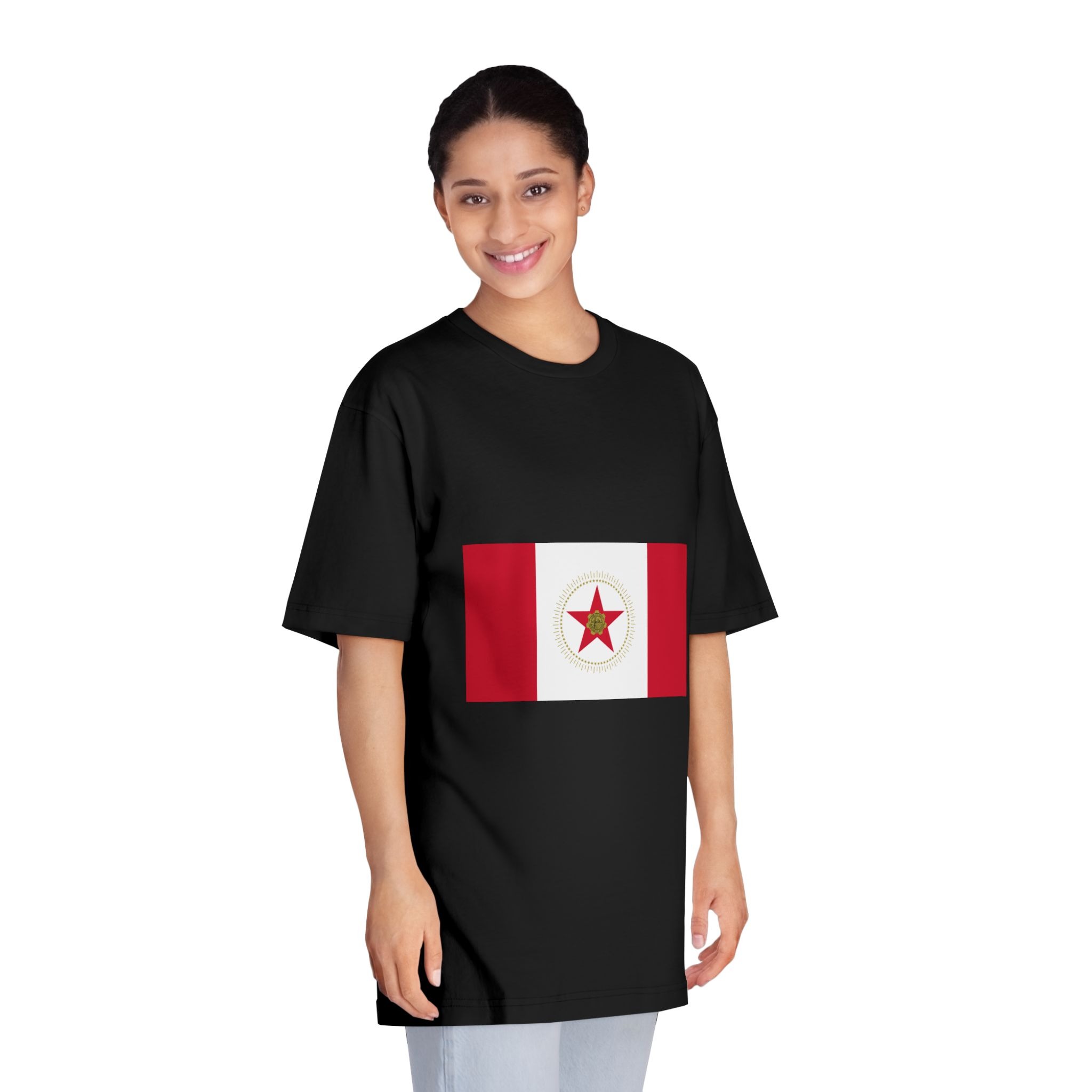 Flag of Birmingham, Alabama Unisex Classic Crewneck T Shirt - Image 7