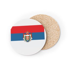 Tradicionalna Zastava Vojvodine Sa Grbom Coasters