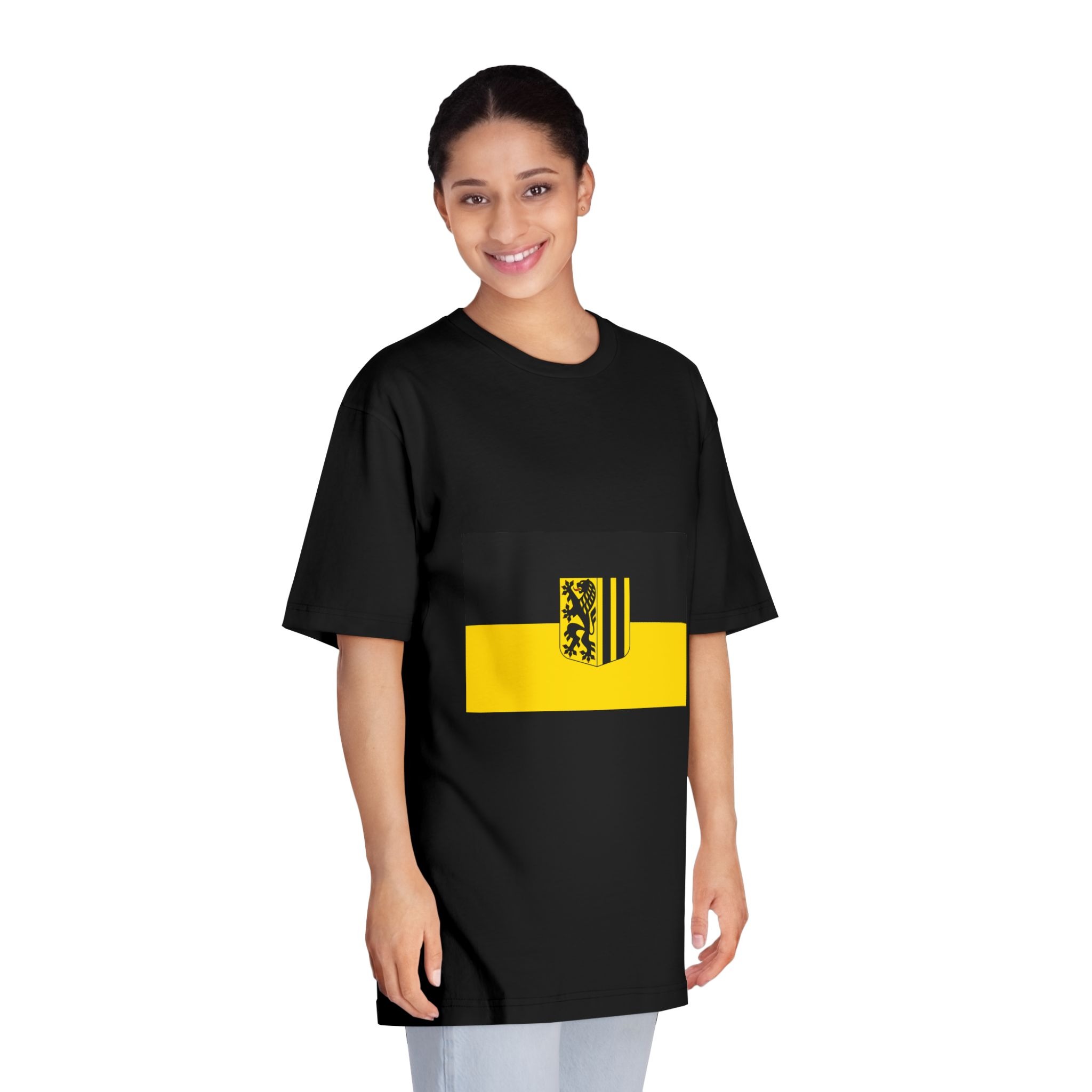 Flag of Dresden Unisex Classic Crewneck T Shirt - Image 7