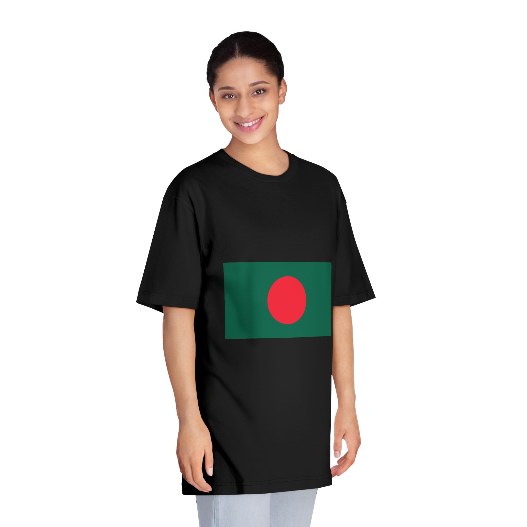 Bangladesh Flag Unisex Classic Crewneck T Shirt - Image 7
