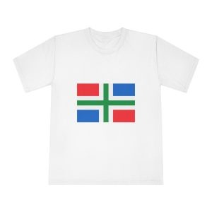 Flag of Groningen Unisex Classic Crewneck T Shirt
