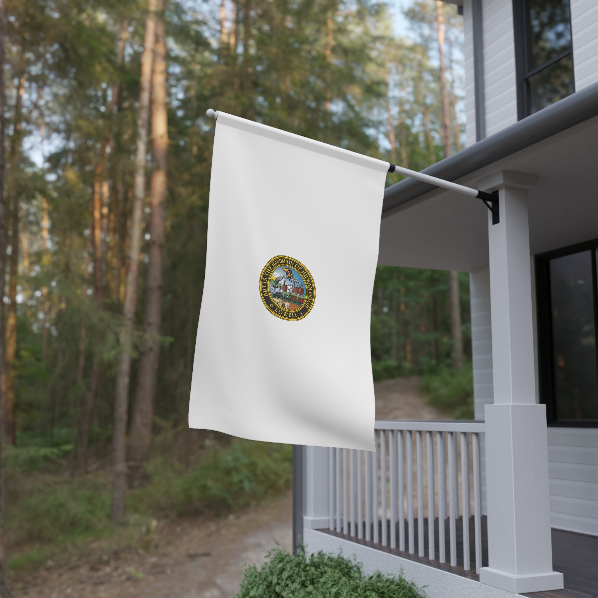 Flag of Lowell, Massachusetts House Banner - Image 4