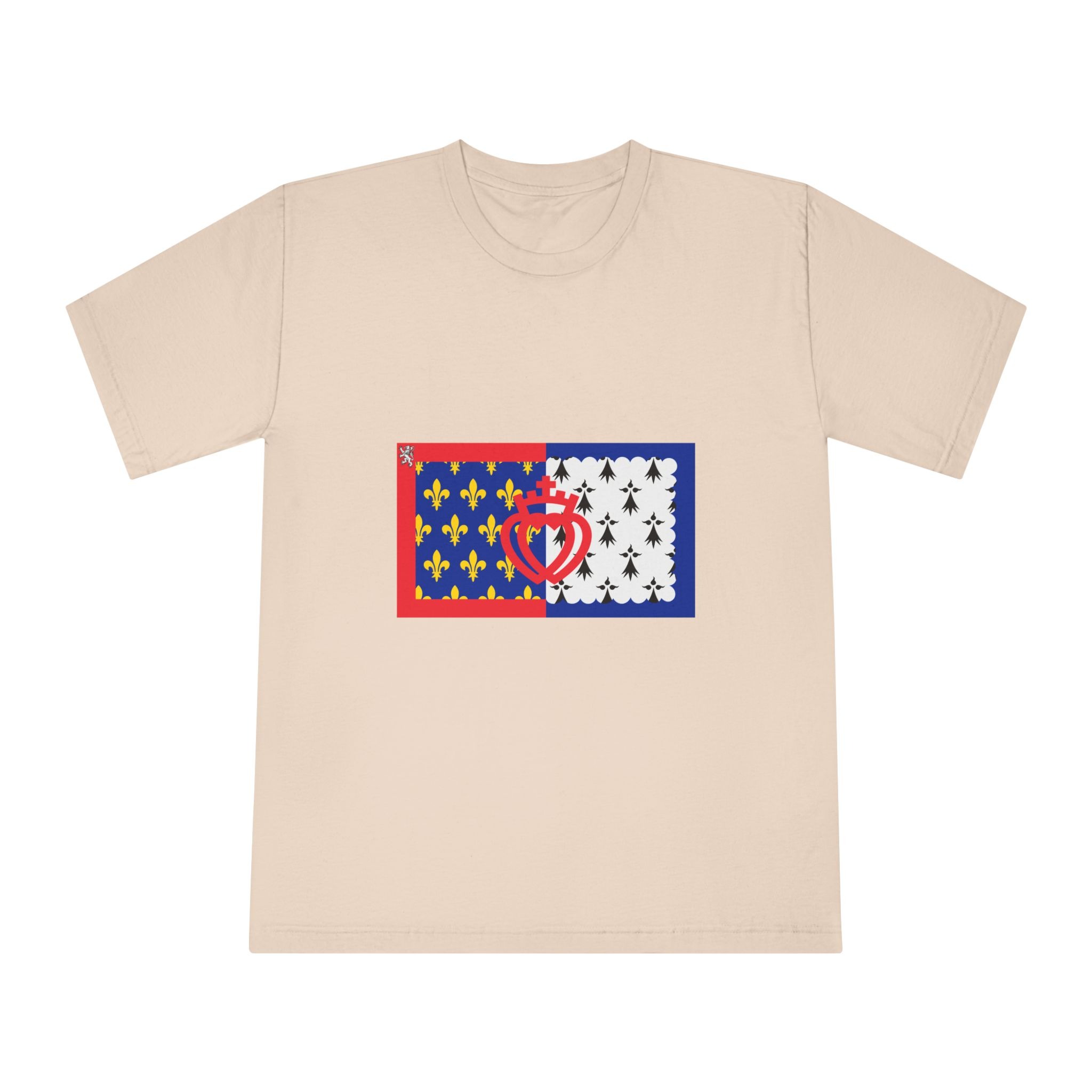 Cultural Flag of Pays de La Loire Unisex Classic Crewneck T Shirt - Image 9