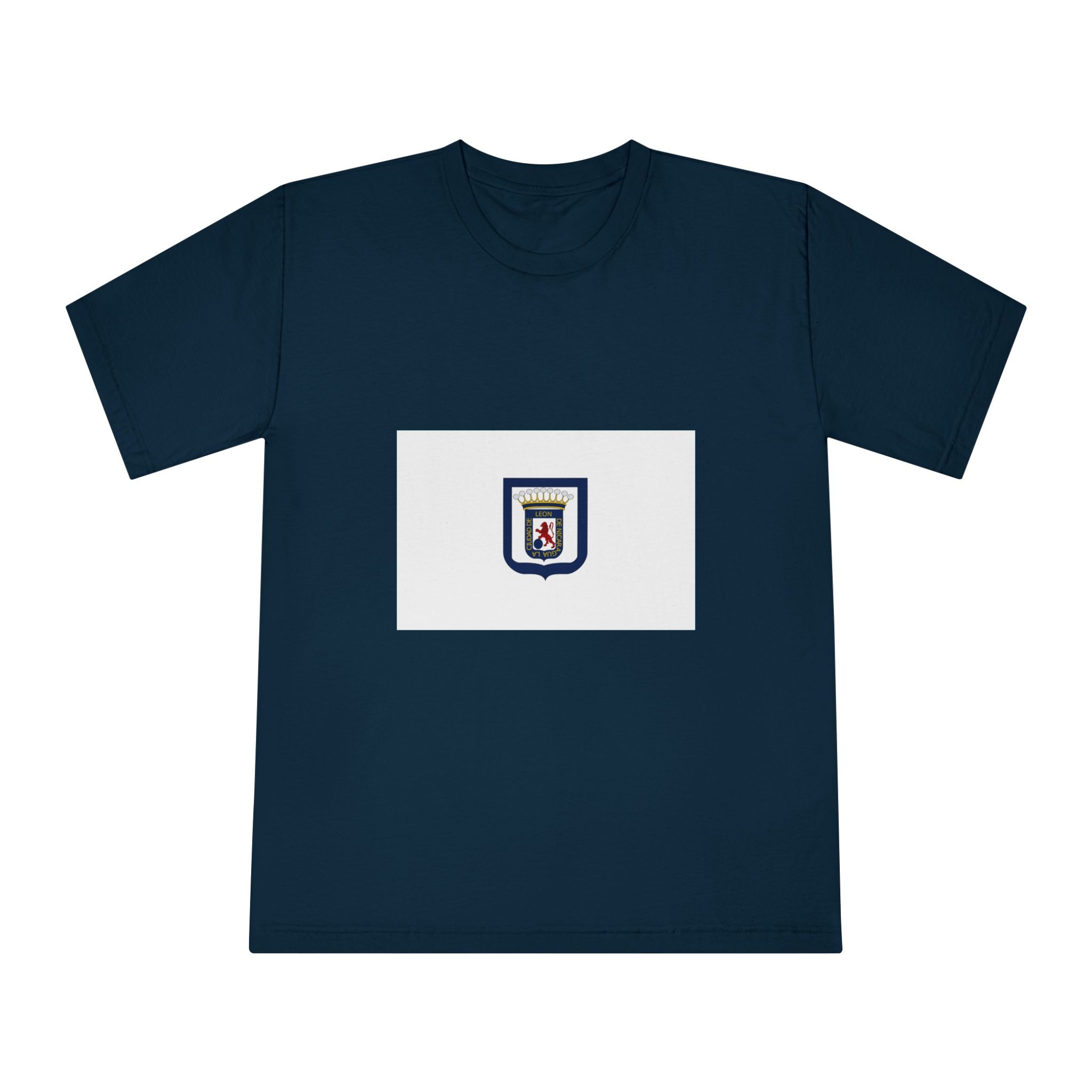 Flag of Leon, Nicaragua Unisex Classic Crewneck T Shirt - Image 17