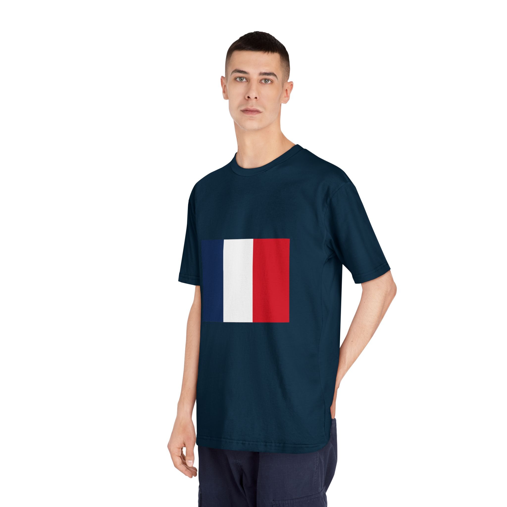 Flag of France Unisex Classic Crewneck T Shirt - Image 20