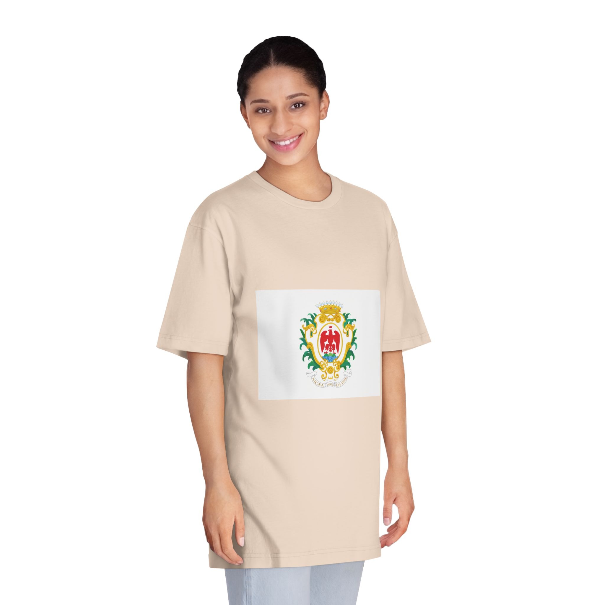 Bandièra de Niça Unisex Classic Crewneck T Shirt - Image 11