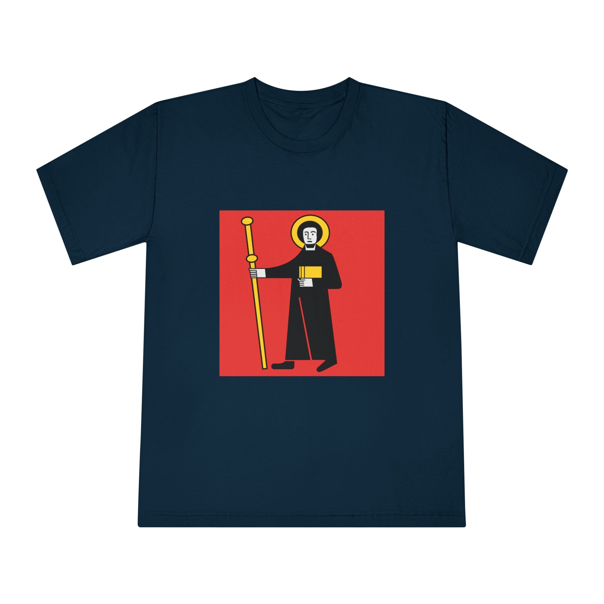 Flag of Canton of Glarus Unisex Classic Crewneck T Shirt - Image 17