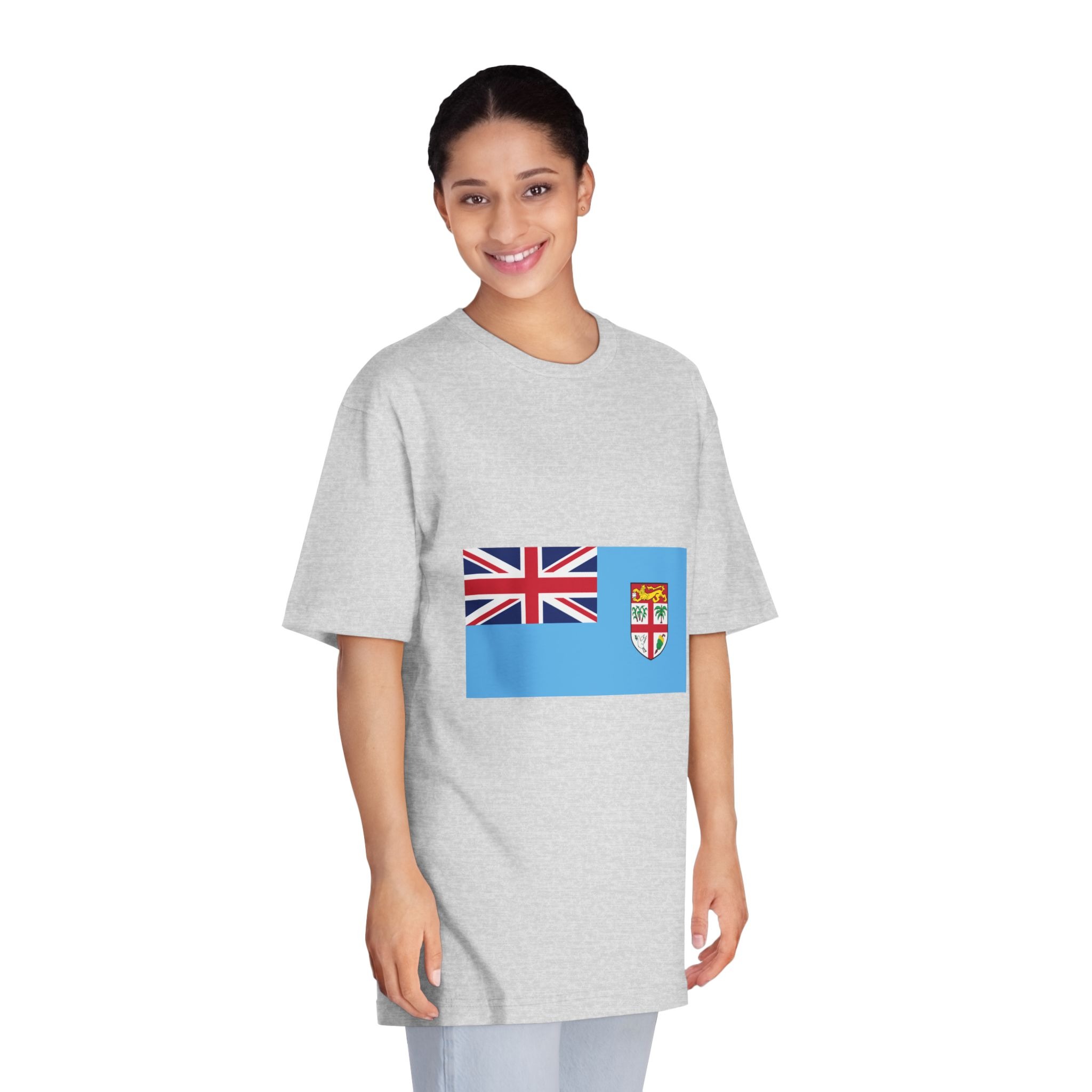 Flag of Fiji Unisex Classic Crewneck T Shirt - Image 15