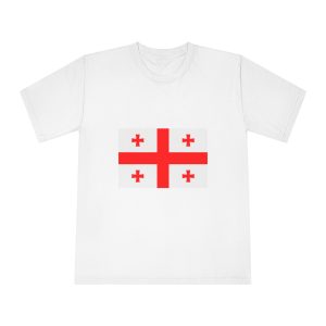 Flag of Georgia Unisex Classic Crewneck T Shirt