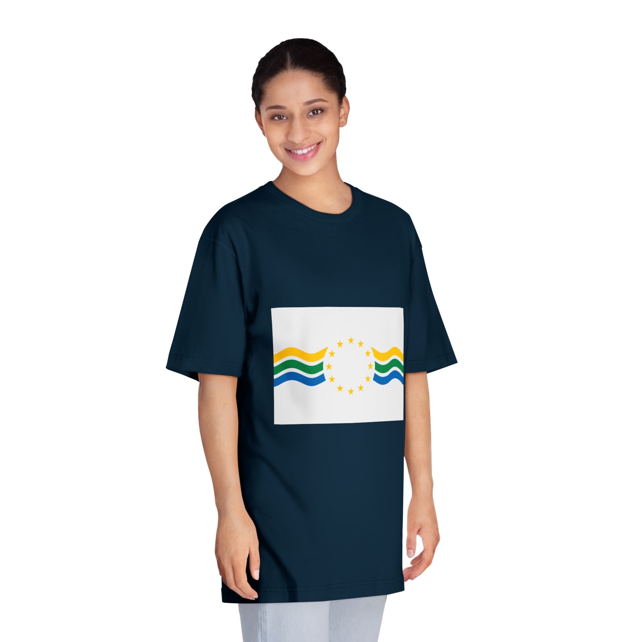 Flag of Los Ríos, Chile Unisex Classic Crewneck T Shirt - Image 19