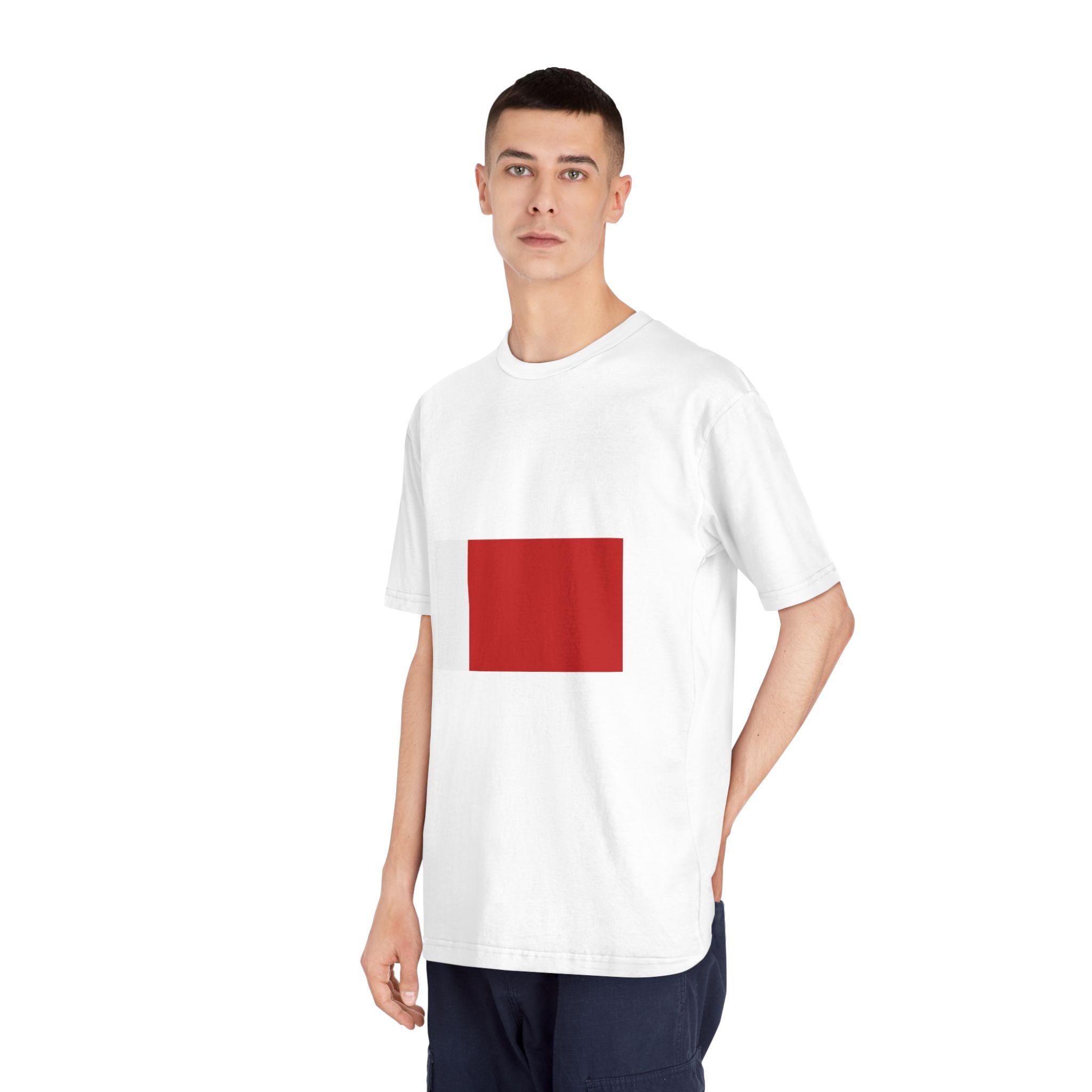 Flag of Ajman Unisex Classic Crewneck T Shirt - Image 4