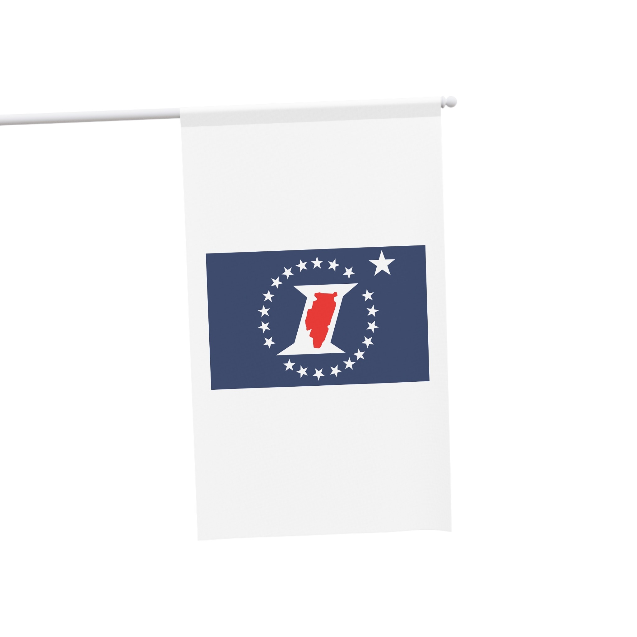 Illinois Sesquicentennial Flag House Banner - Image 3
