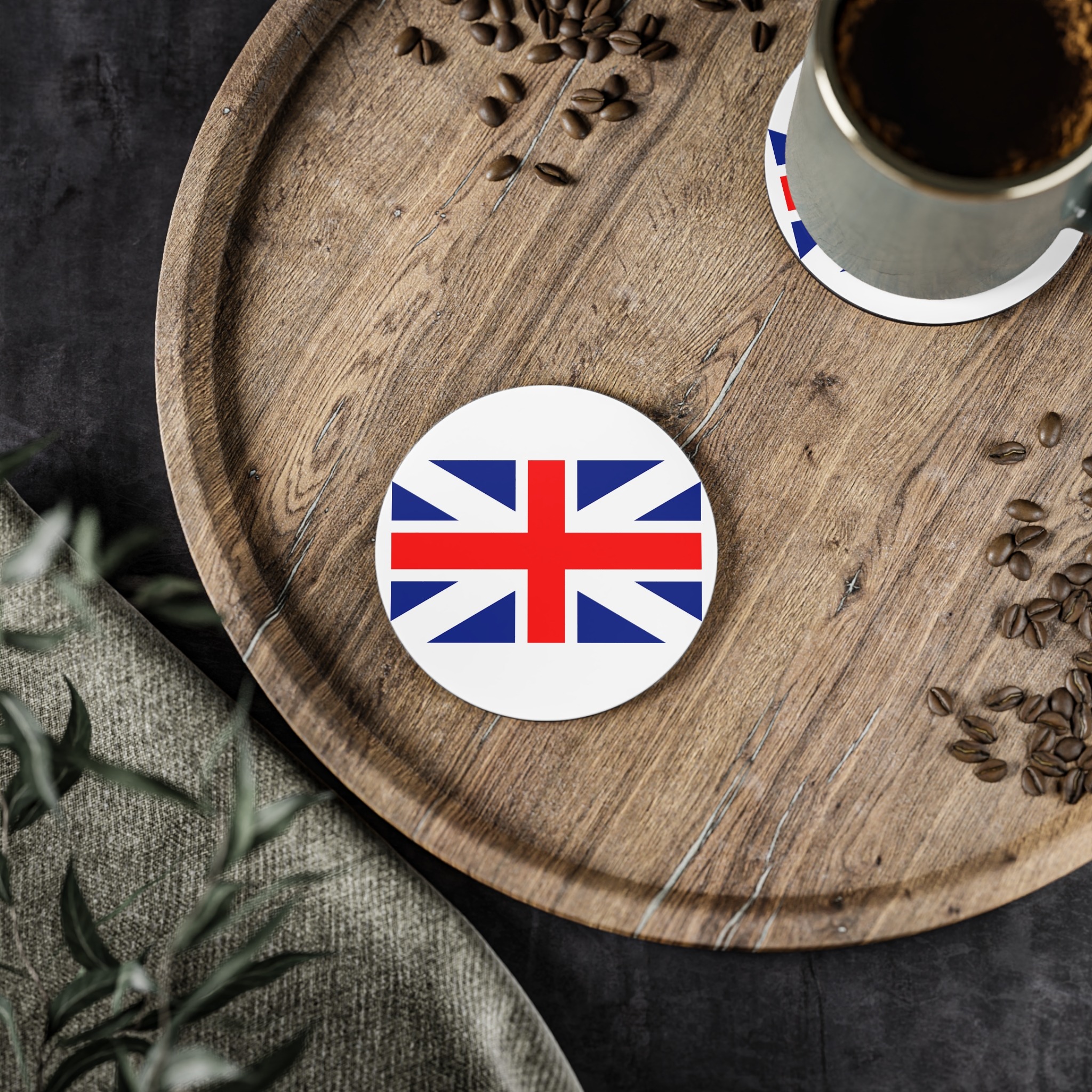 Pre1801 Union Flag United Kingdom Great Britain Coasters - Image 2