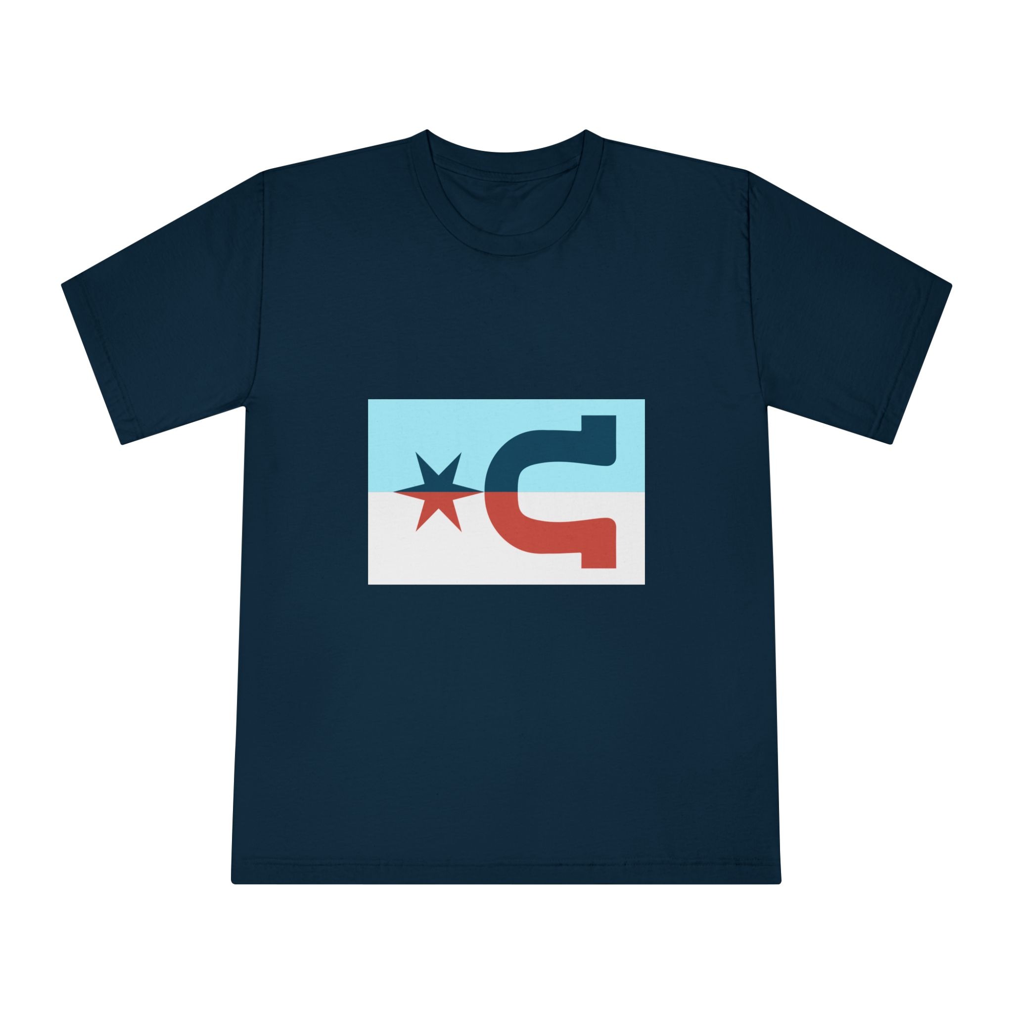 Flag of Caldwell, Kansas Unisex Classic Crewneck T Shirt - Image 17