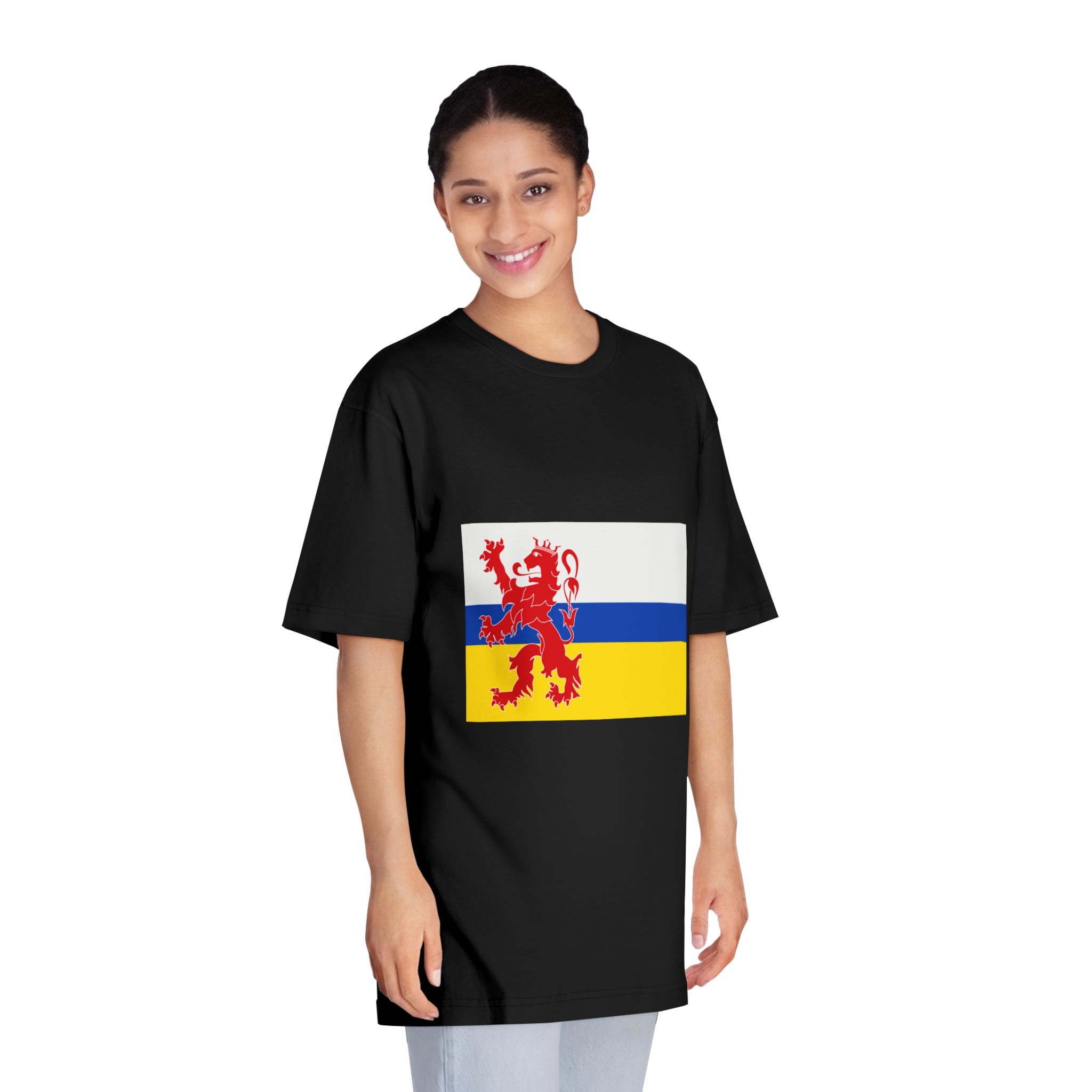 Flag of Limburg (netherlands) Unisex Classic Crewneck T Shirt - Image 7