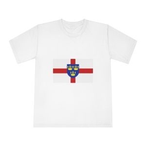 East Anglia Flag Three Golden Crowns Red Regional Flag East Anglia England English Unisex Classic Crewneck T Shirt