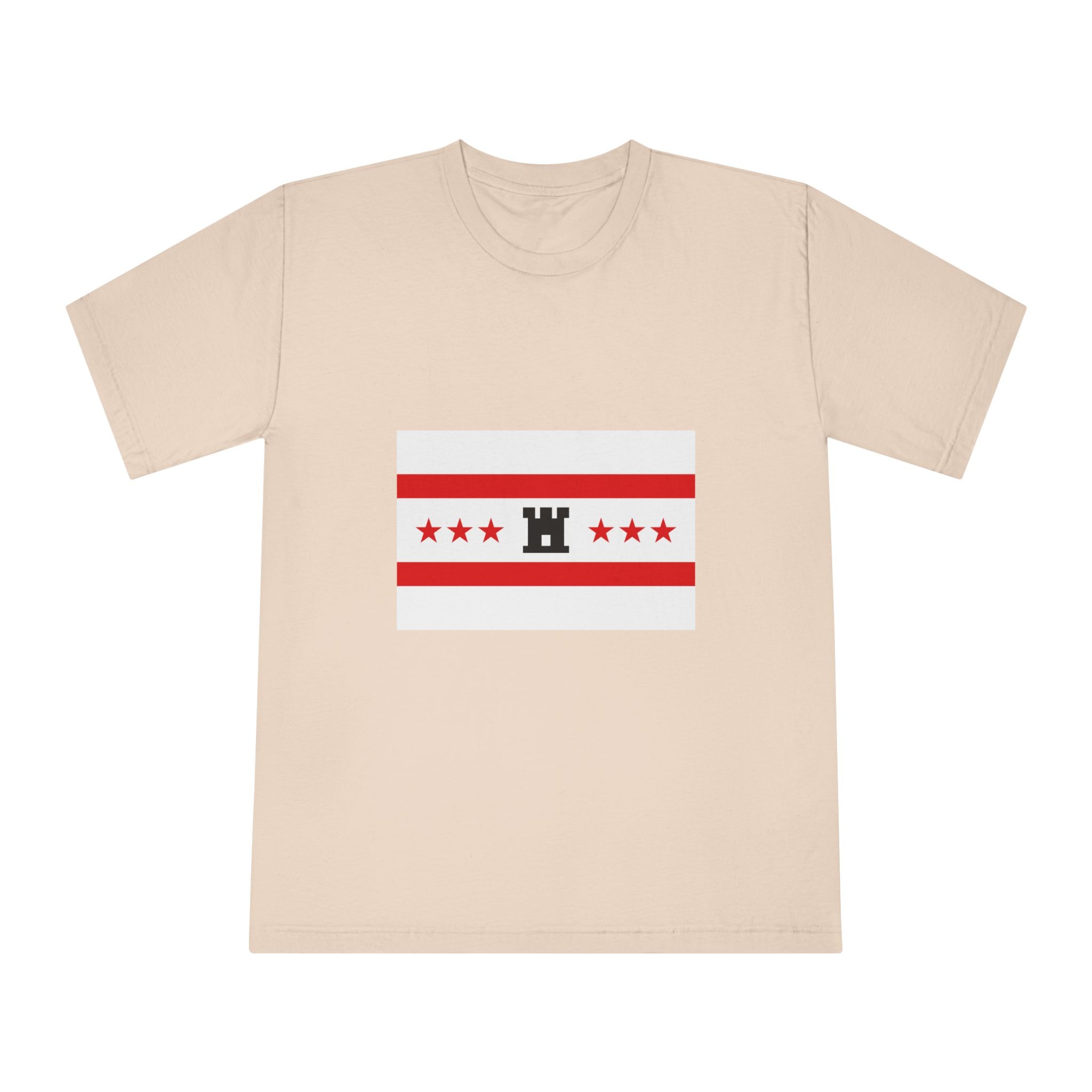 Drenthe Flag Red White Horizontal Stripes With Black Yellow Emblem Regional Flag Drenthe Unisex Classic Crewneck T Shirt - Image 9