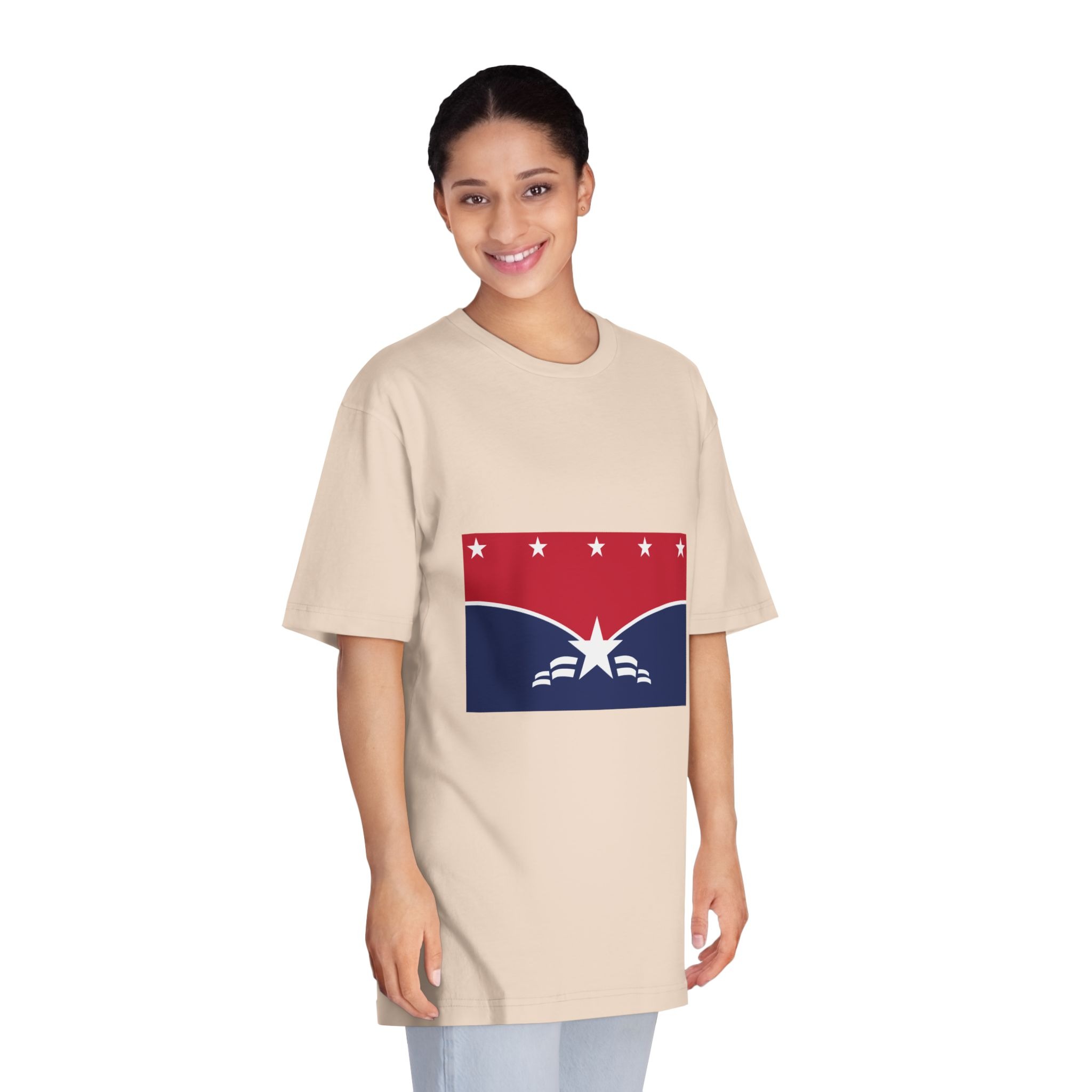 Flag of Lawrence, Indiana Unisex Classic Crewneck T Shirt - Image 11