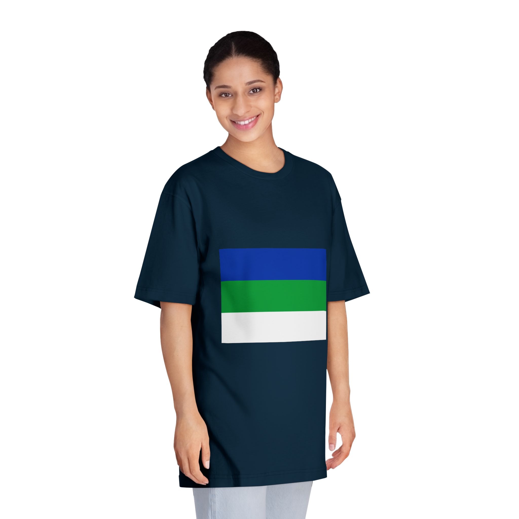 Flag of Komi Unisex Classic Crewneck T Shirt - Image 19