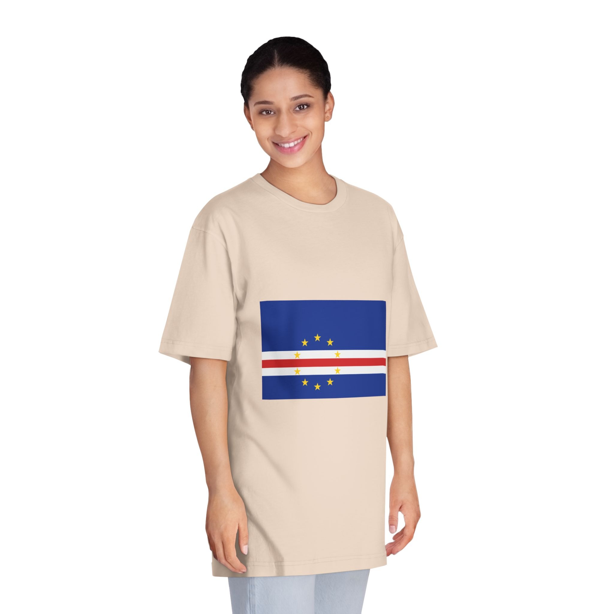 Flag of Cape Verde Unisex Classic Crewneck T Shirt - Image 11