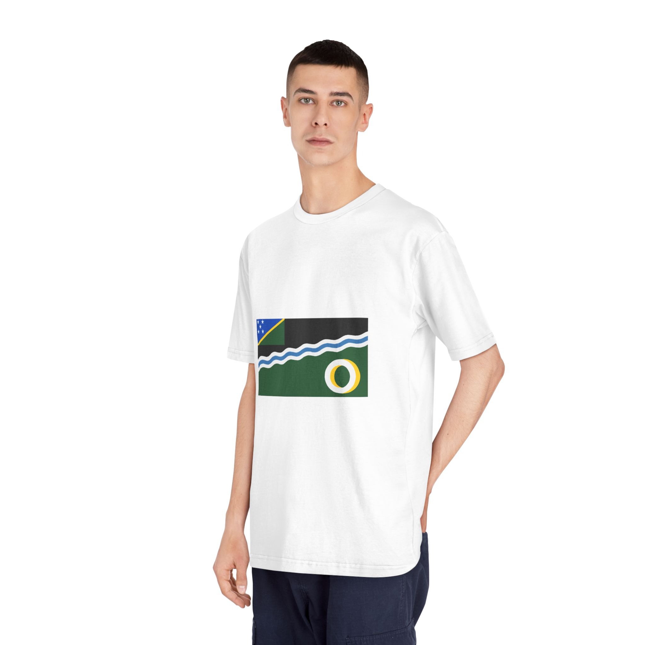 Px Flag of Western Province Solomon Islands Unisex Classic Crewneck T Shirt - Image 4