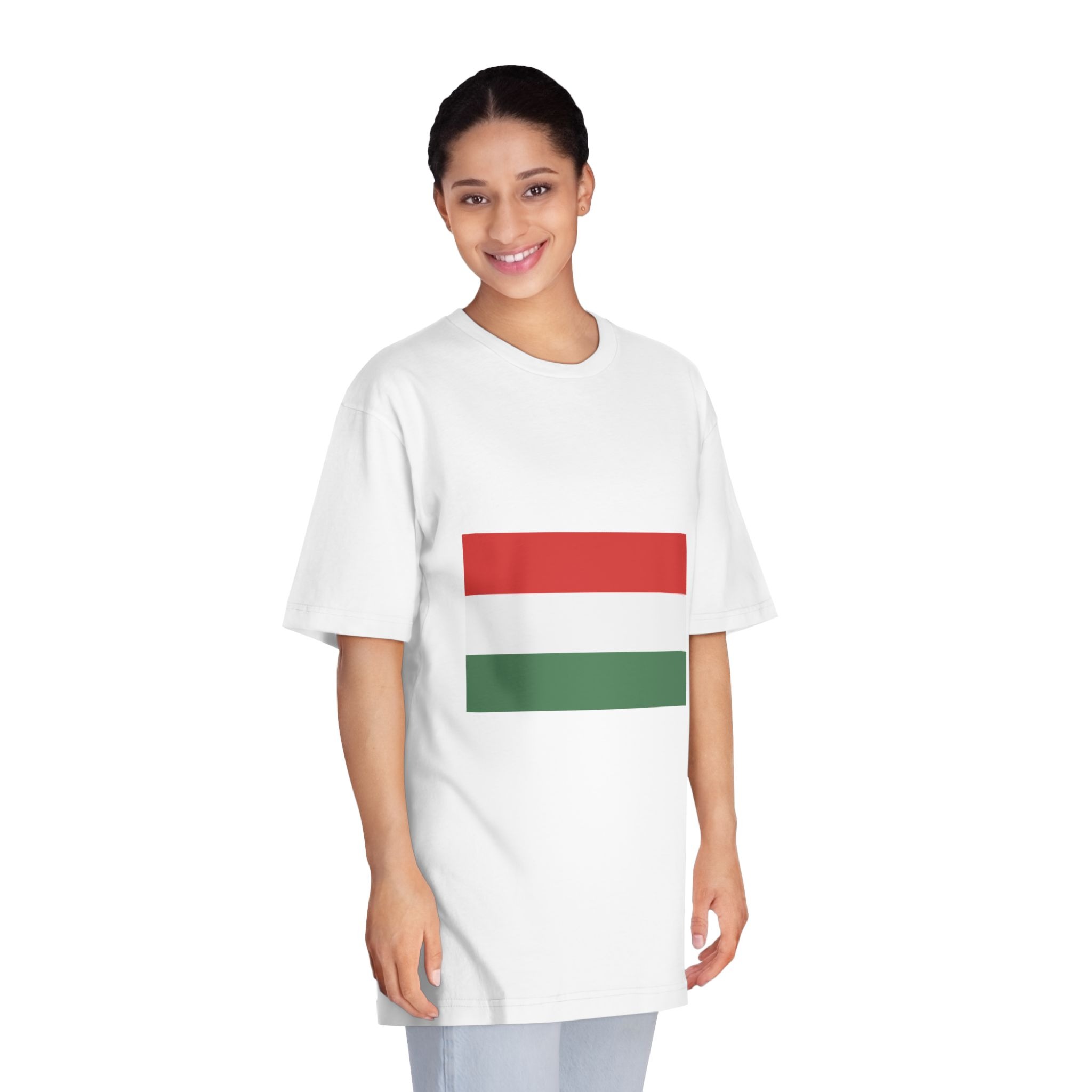 Flag of Esteli Unisex Classic Crewneck T Shirt - Image 3