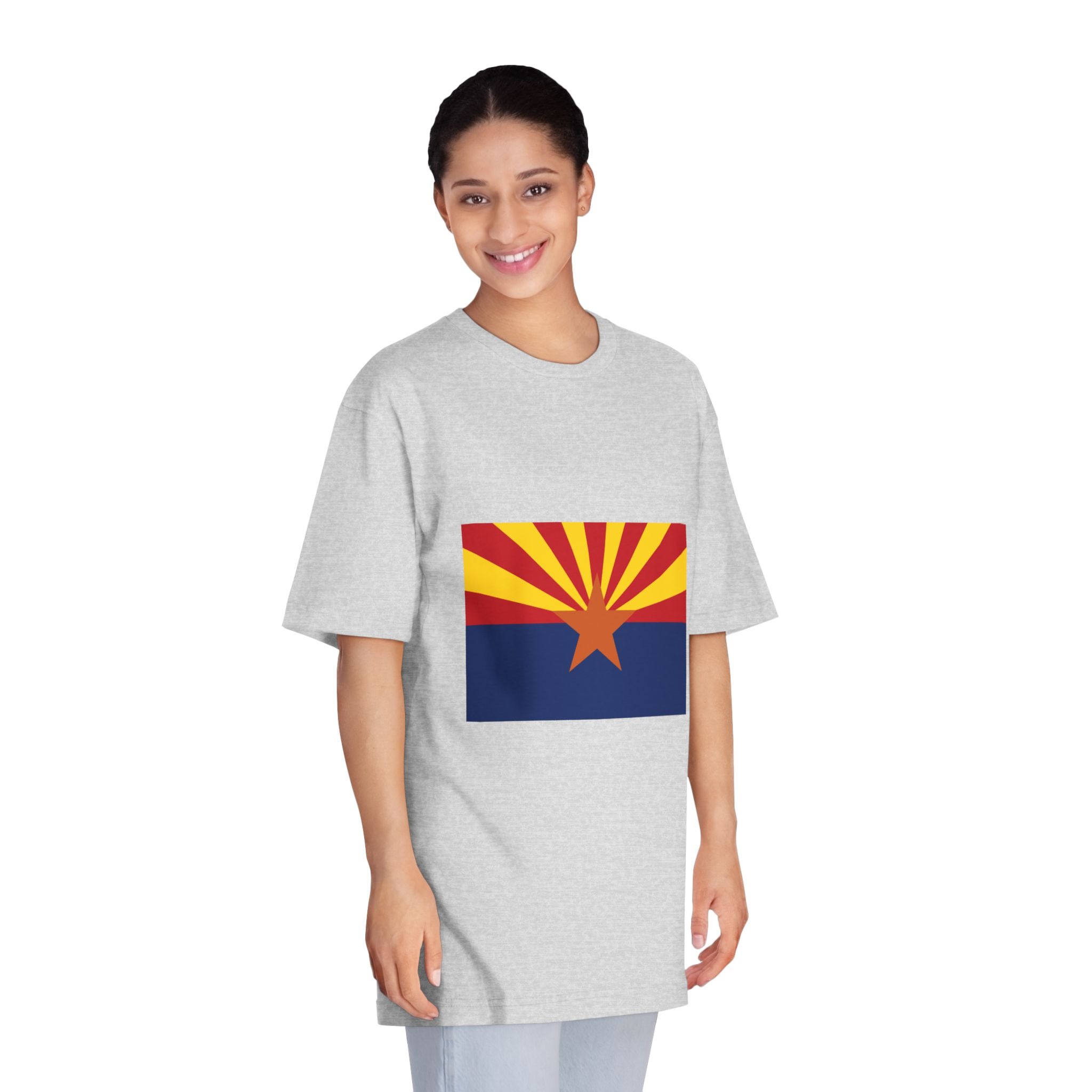 Flag of Arizona Unisex Classic Crewneck T Shirt - Image 15