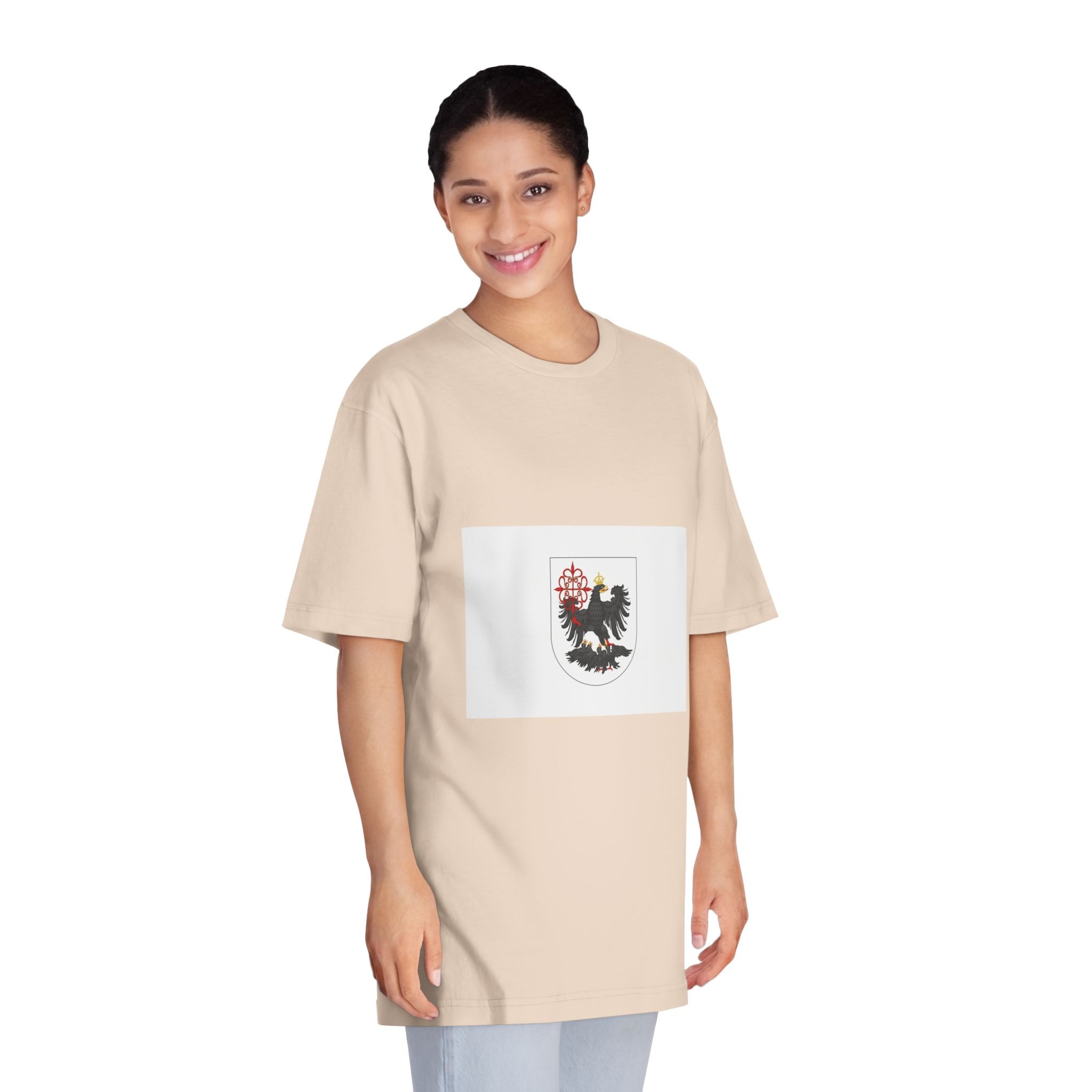 Bandera de La Ciudad de Buenos Aires Unisex Classic Crewneck T Shirt - Image 11