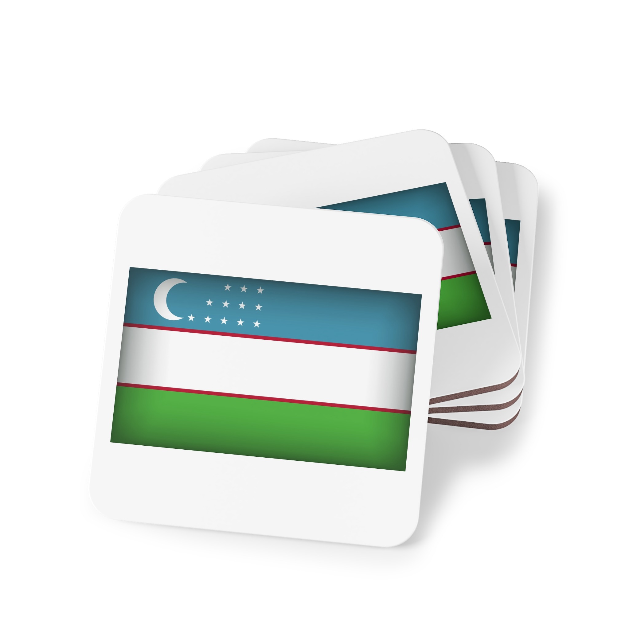 Uzbekistan Flag Coasters - Image 7