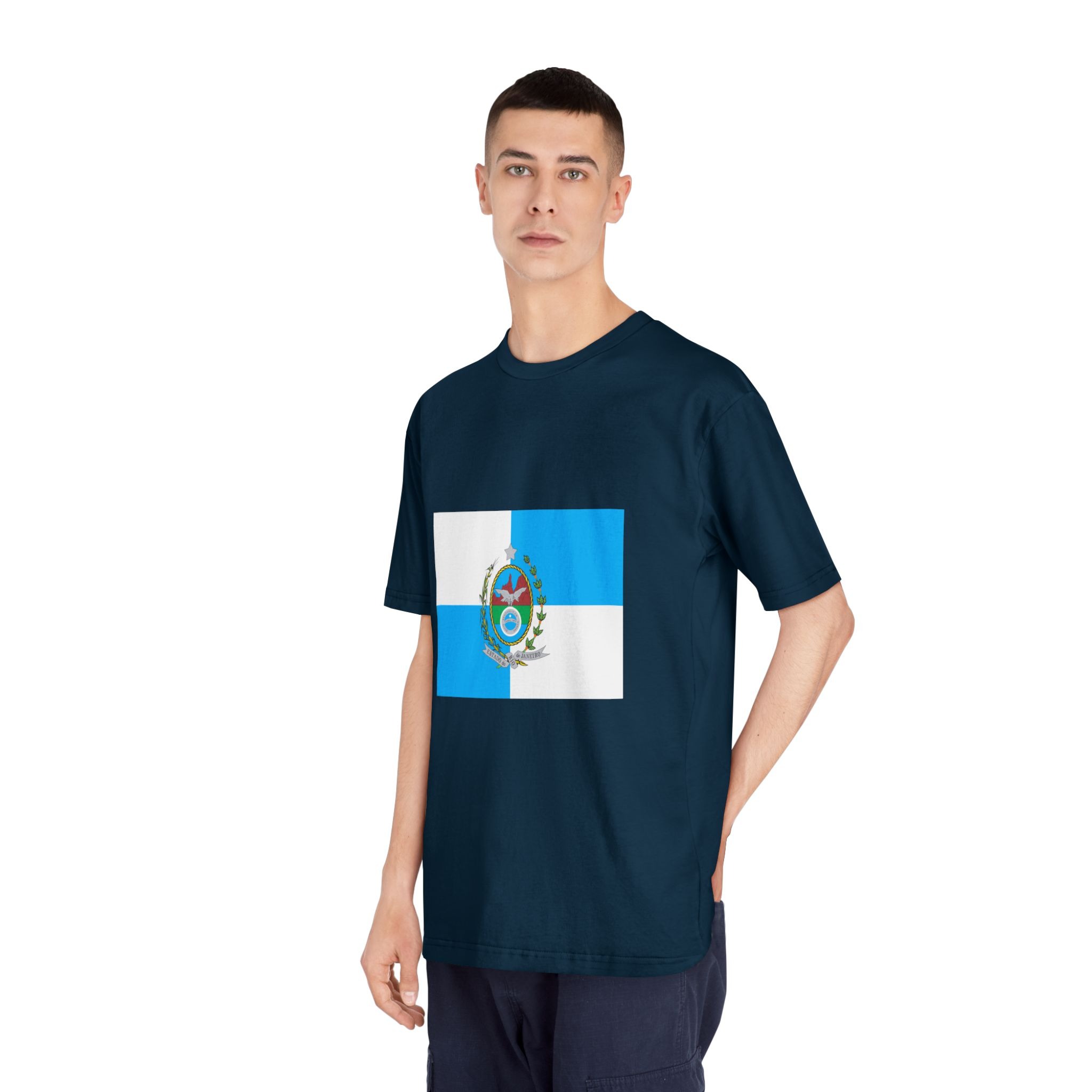 Bandeira Do Estado Do Rio de Janeiro Unisex Classic Crewneck T Shirt - Image 20
