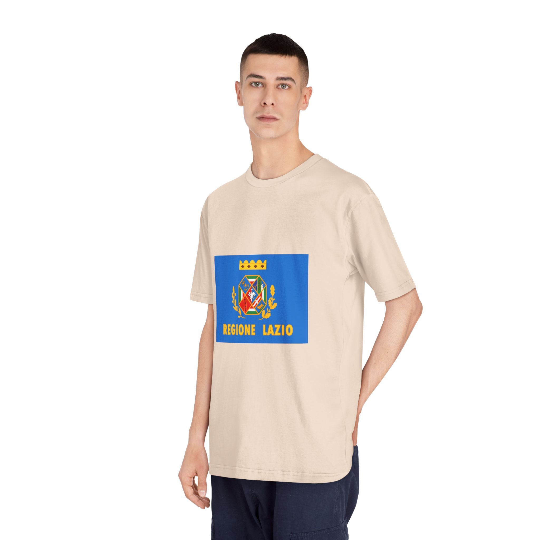 Flag of Lazio Unisex Classic Crewneck T Shirt - Image 12