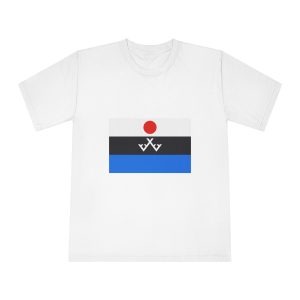 Evenk Flag Blue White Yellow Indigenous Banner Siberia Symbol Arctic Heritage Unisex Classic Crewneck T Shirt