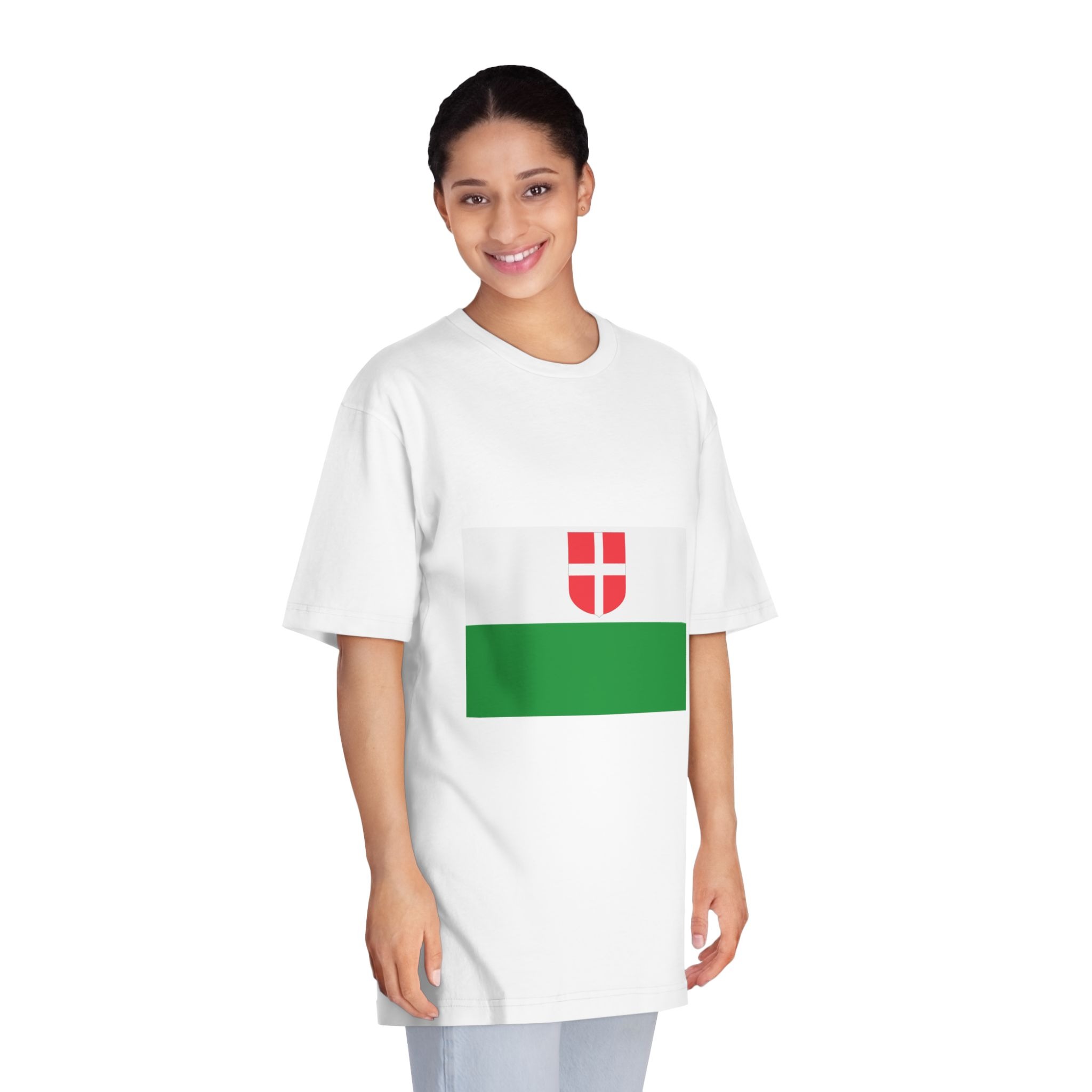 Flag of Et Harju Maakond Unisex Classic Crewneck T Shirt - Image 3