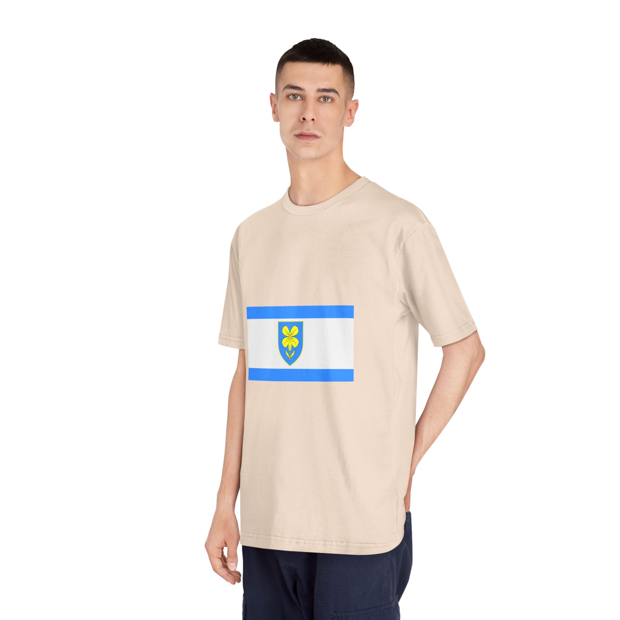 Flag of Lika Senj County Unisex Classic Crewneck T Shirt - Image 12