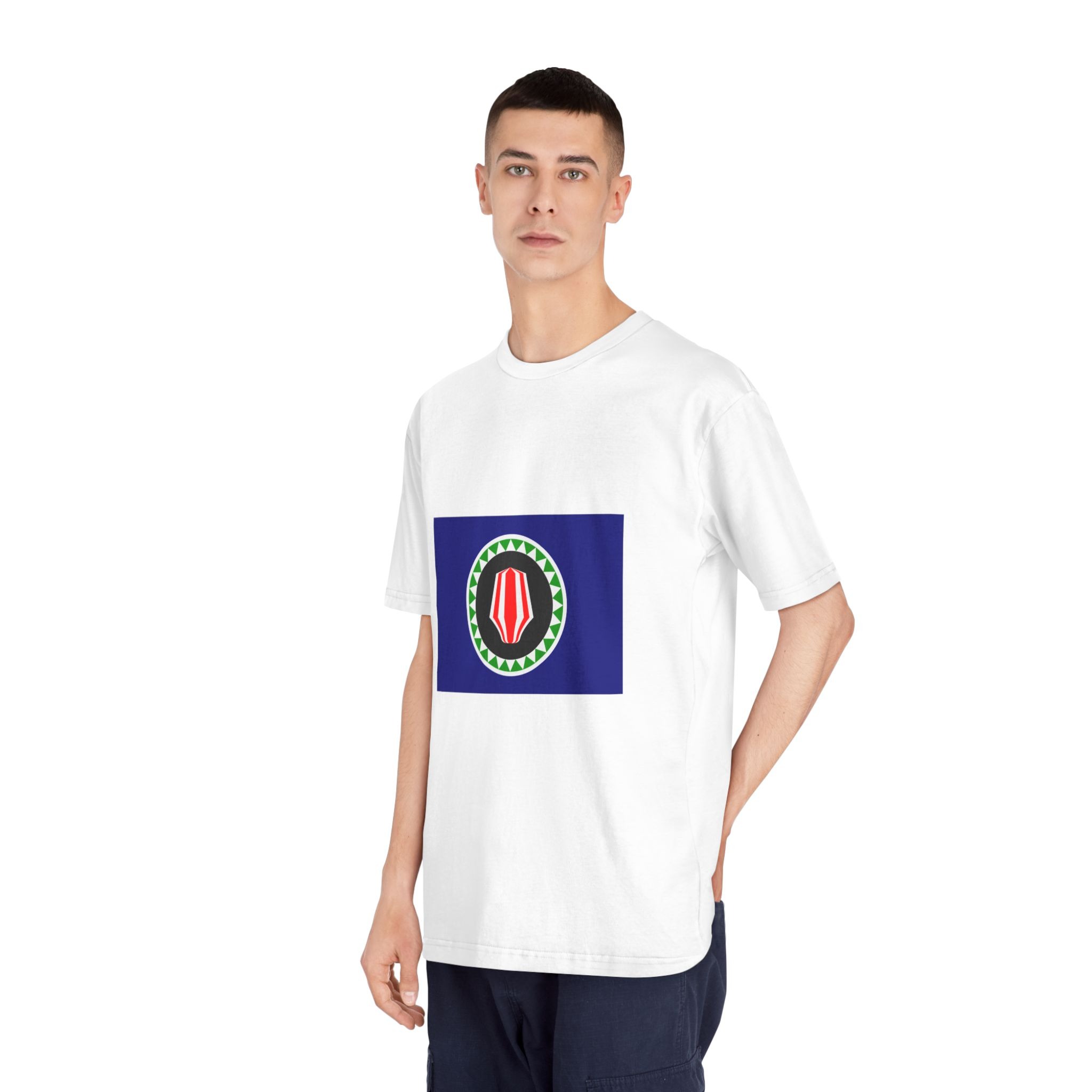 Flag of Bougainville Unisex Classic Crewneck T Shirt - Image 4