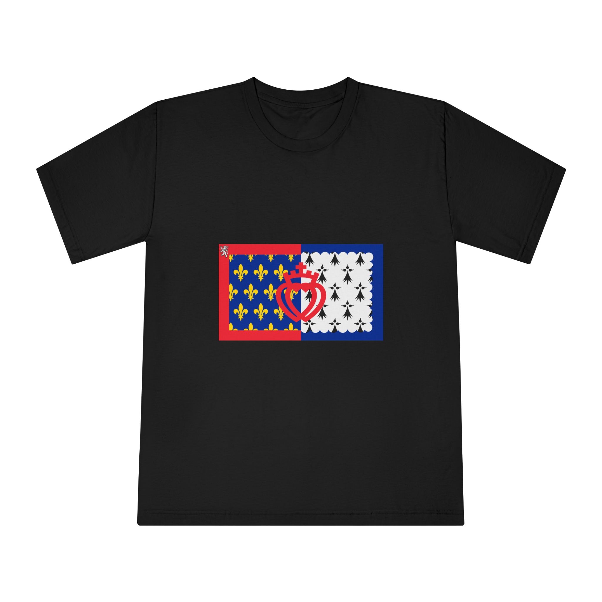 Cultural Flag of Pays de La Loire Unisex Classic Crewneck T Shirt - Image 5