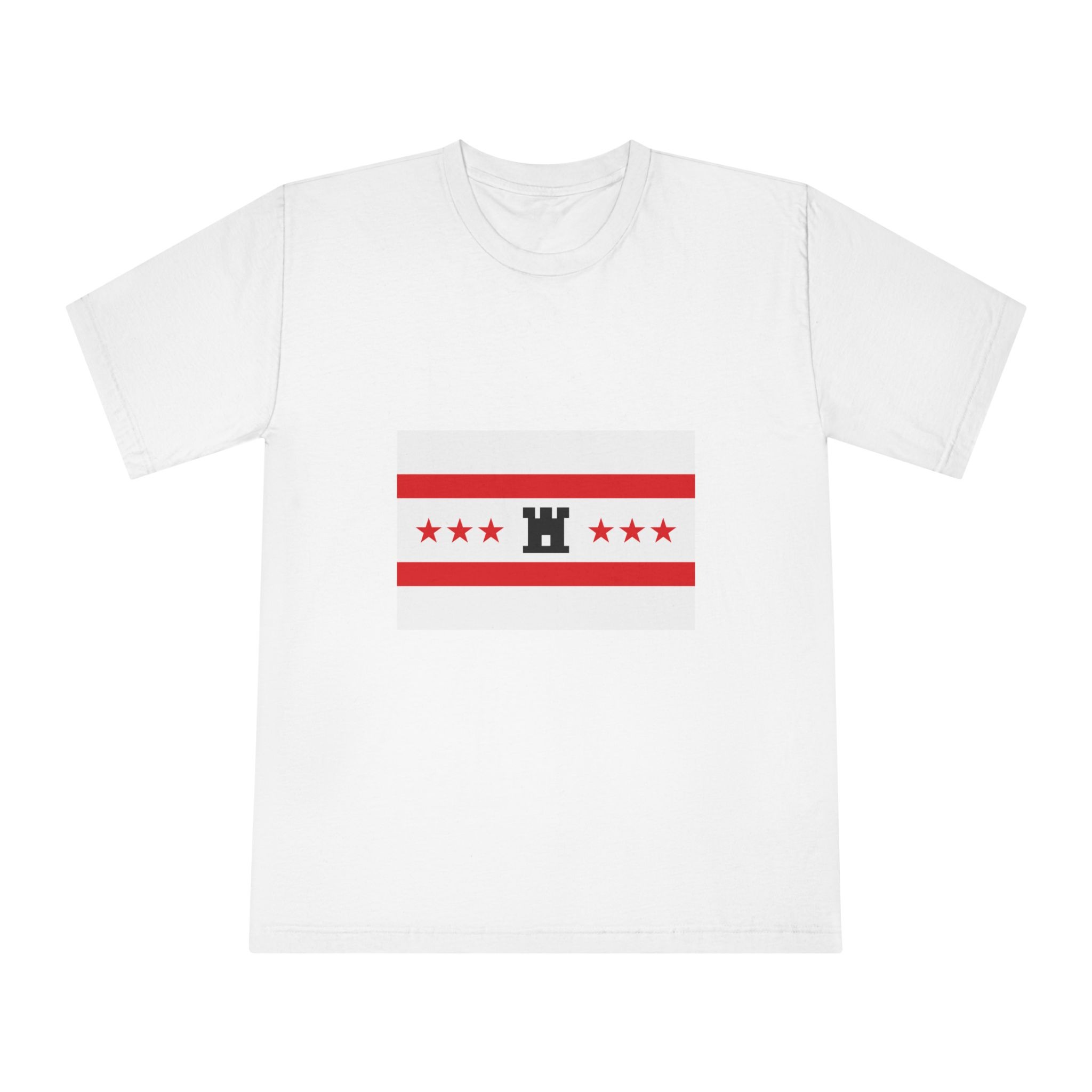 Flag of Drenthe Unisex Classic Crewneck T Shirt