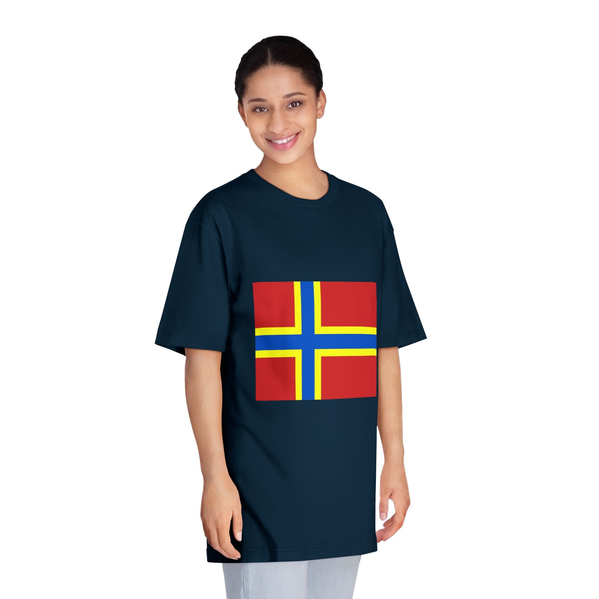 Flag of Orkney Unisex Classic Crewneck T Shirt - Image 19