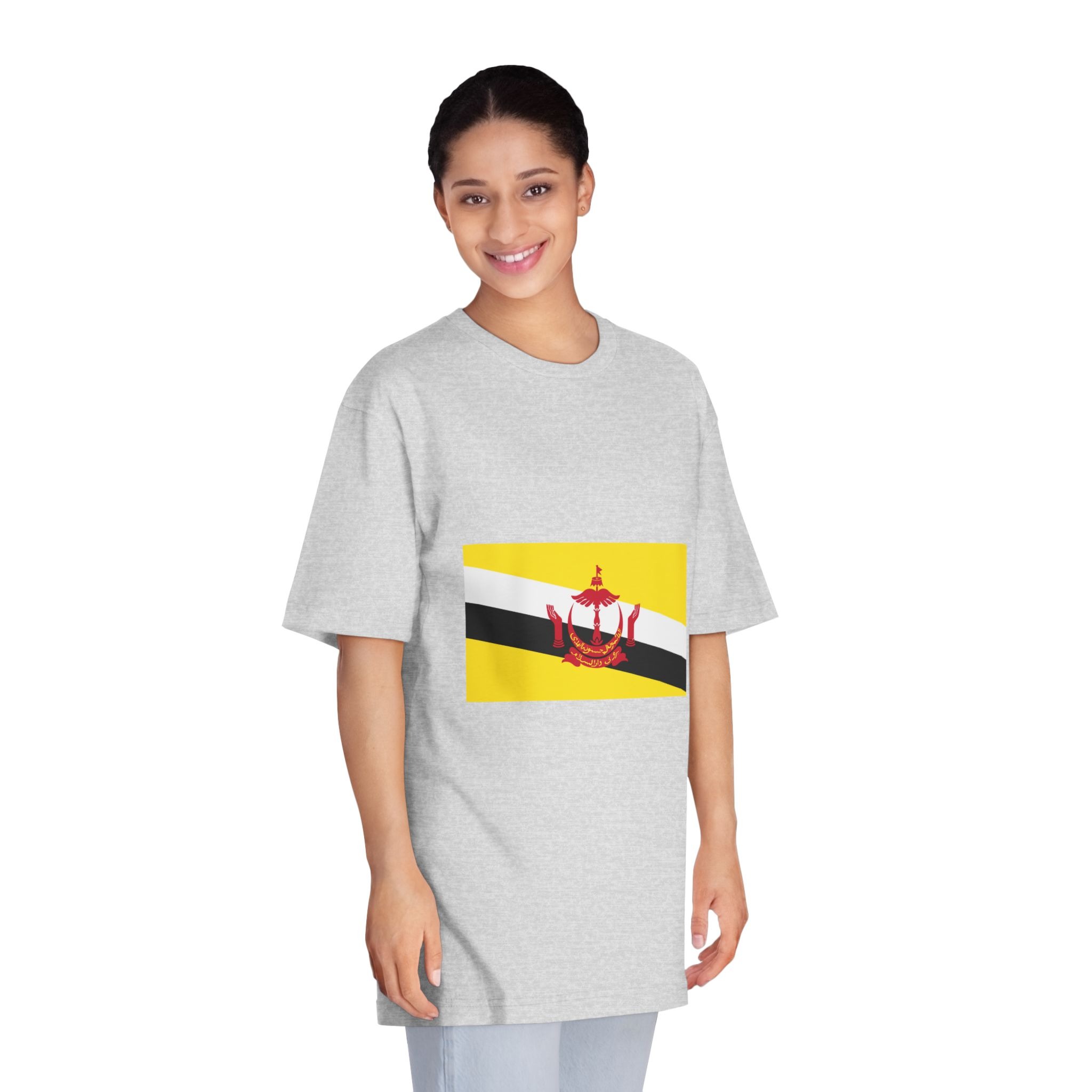 Brunai Flag Unisex Classic Crewneck T Shirt - Image 15