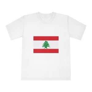 Flag of Lebanon Unisex Classic Crewneck T Shirt