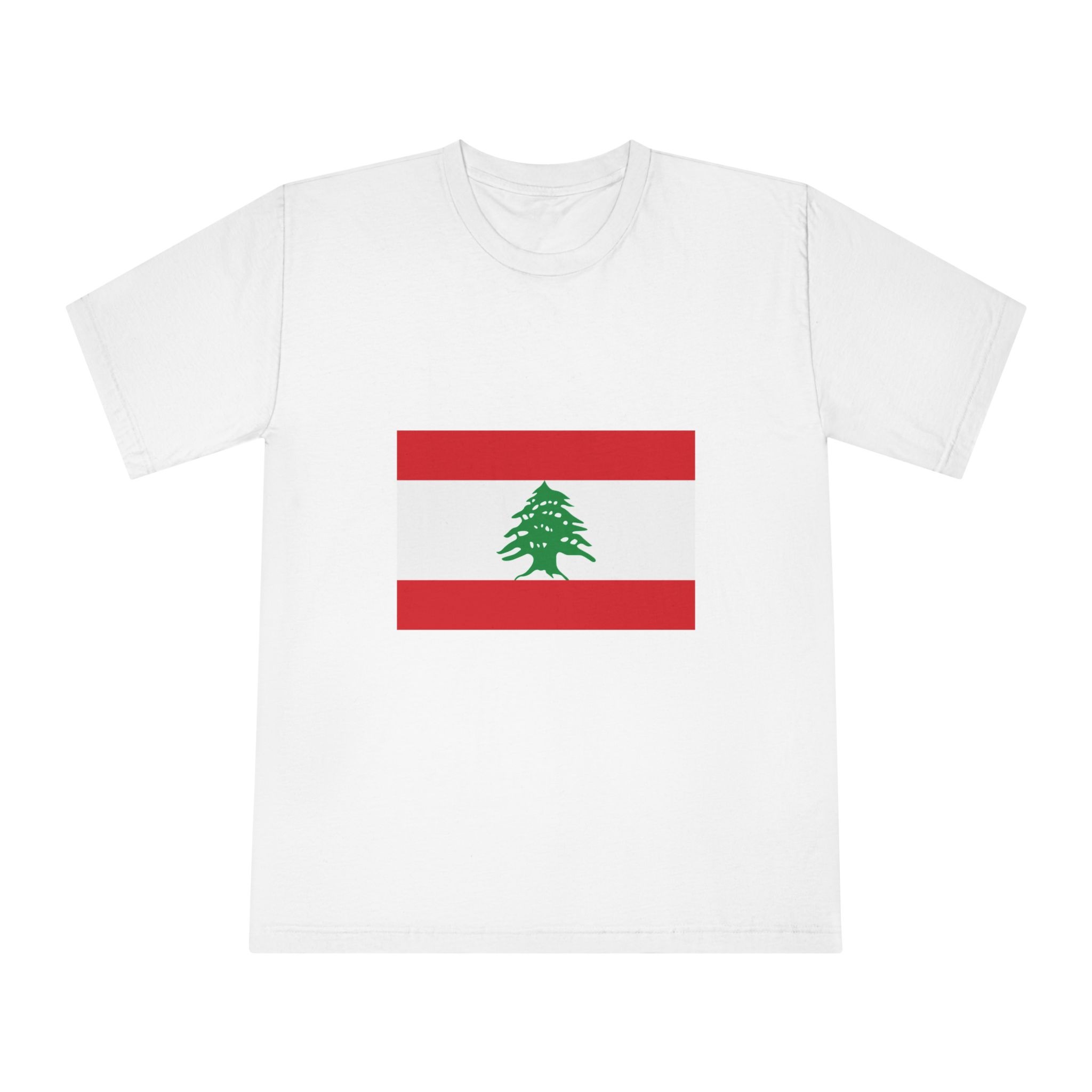 Flag of Lebanon Unisex Classic Crewneck T Shirt
