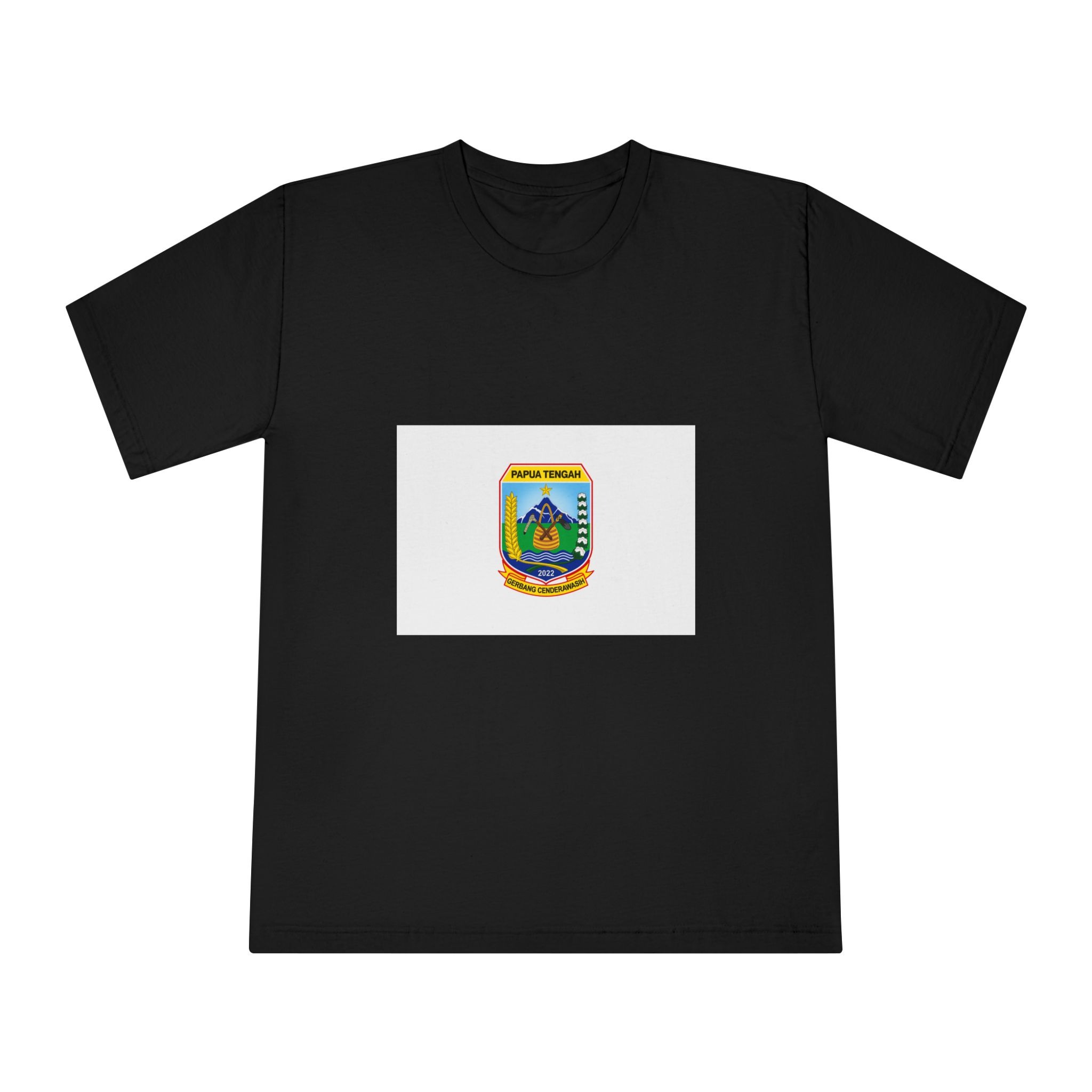 Flag of Central Papua Province Unisex Classic Crewneck T Shirt - Image 5