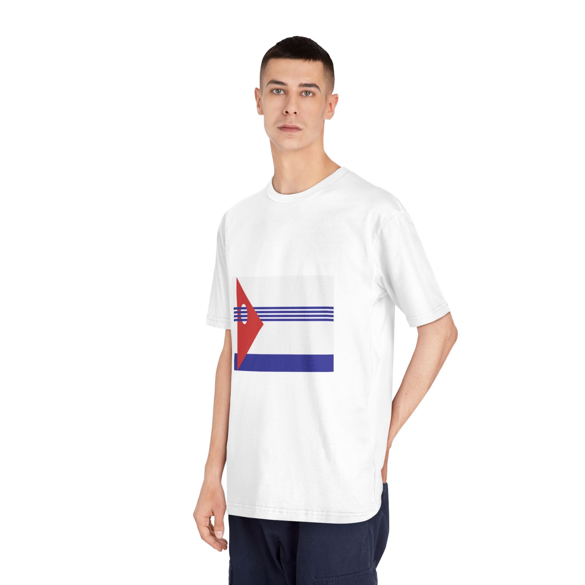 Flag of Artigas Department Unisex Classic Crewneck T Shirt - Image 4