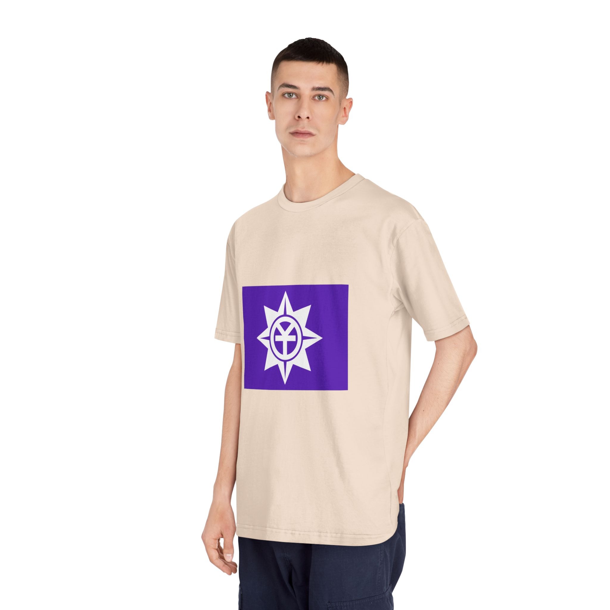 Flag of Okayama Okayama Unisex Classic Crewneck T Shirt - Image 12