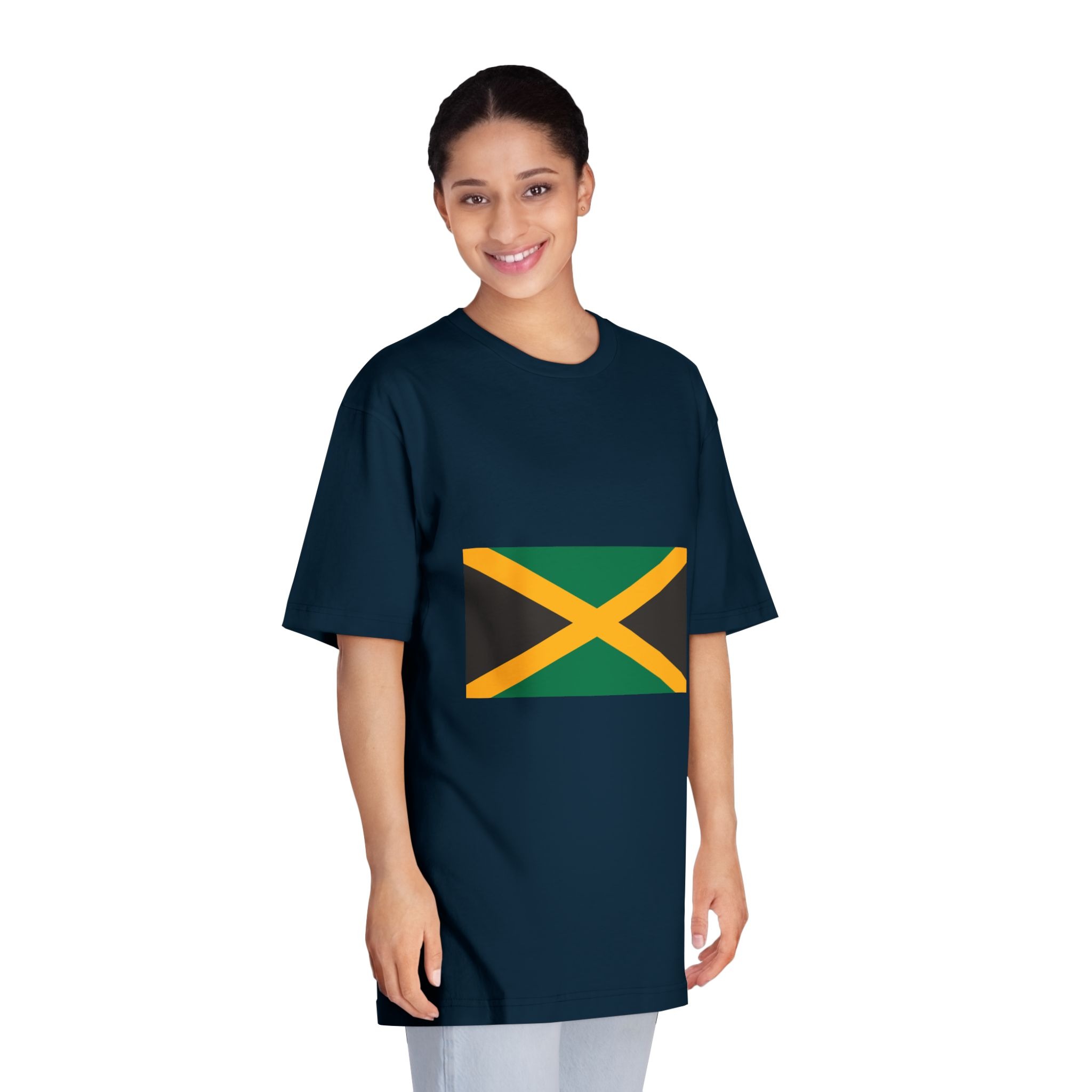 Flag of Jamaica Unisex Classic Crewneck T Shirt - Image 19