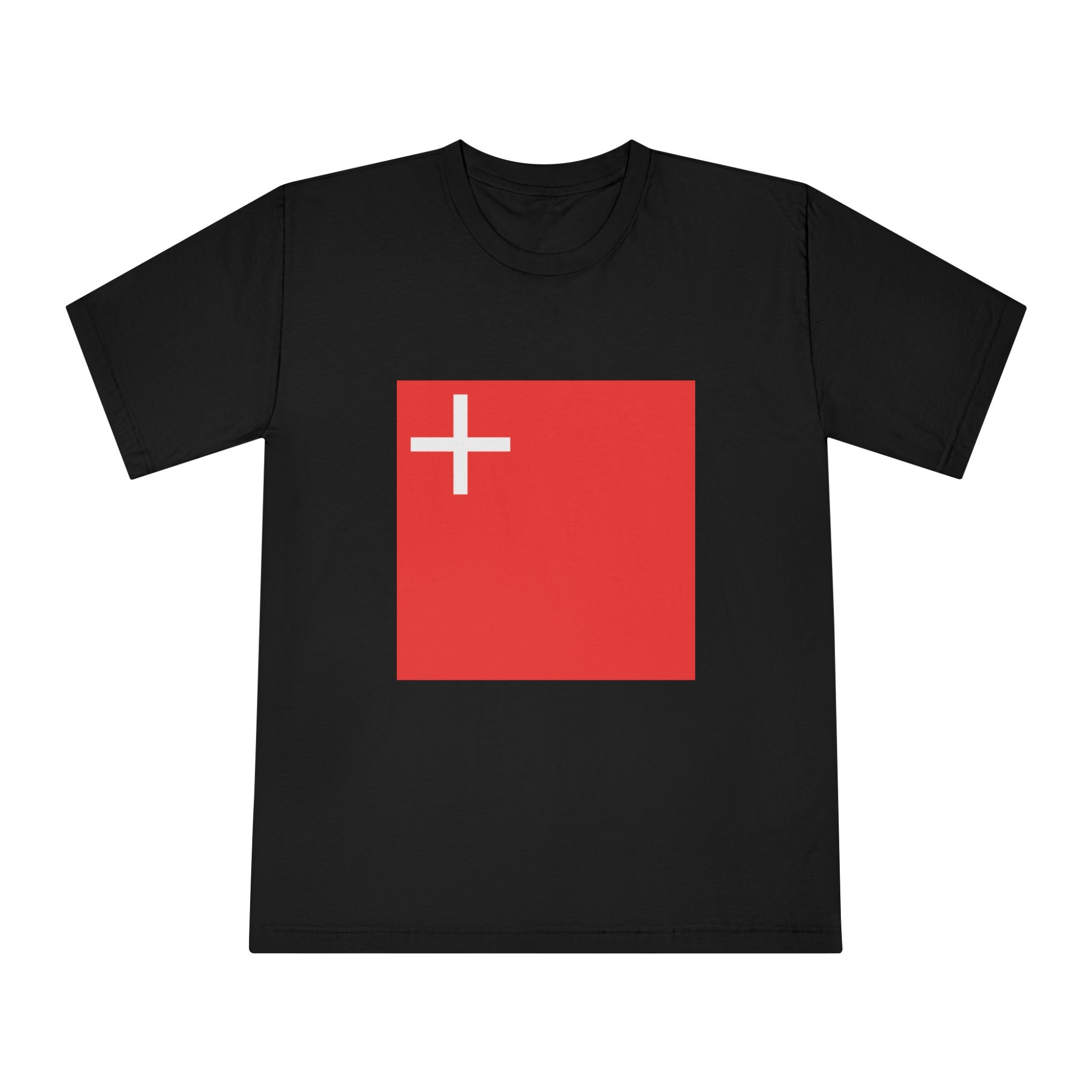 Flag of Canton of Schwyz Unisex Classic Crewneck T Shirt - Image 5
