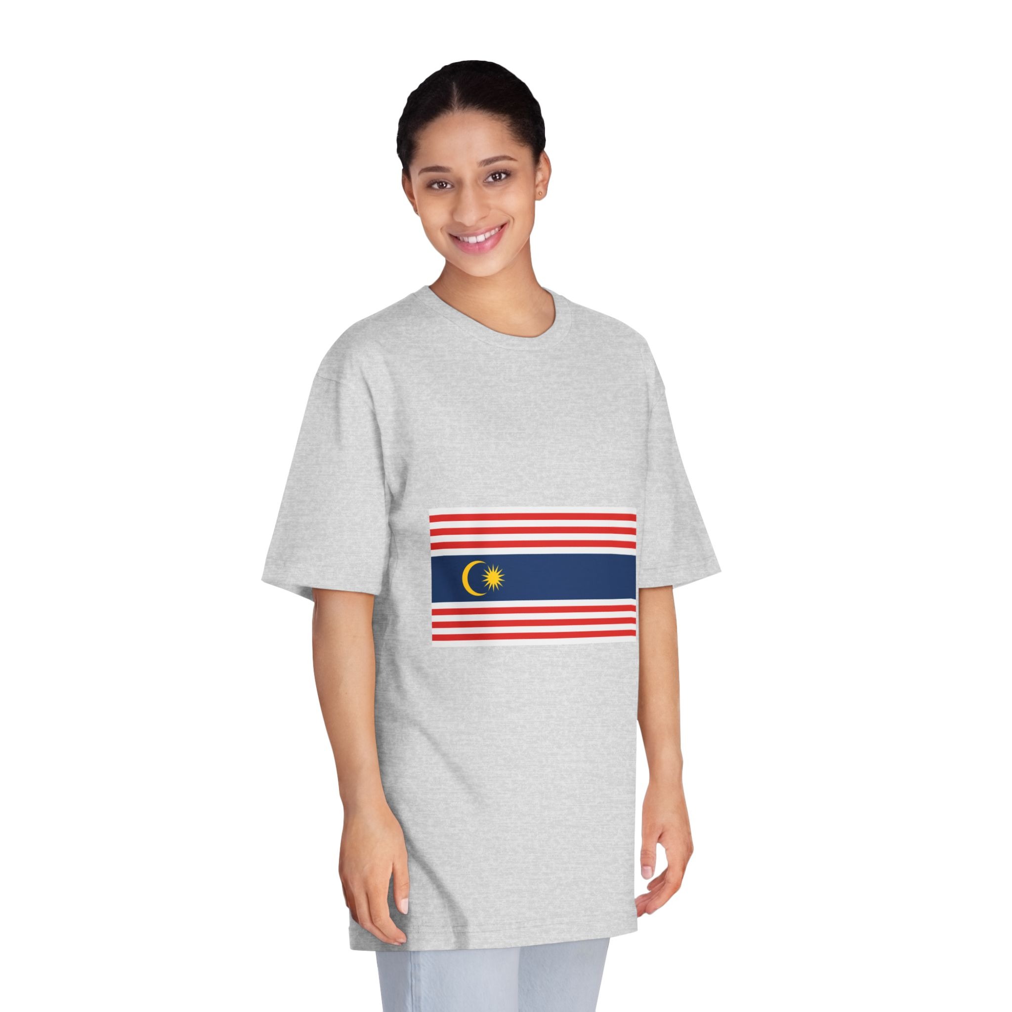 Flag of Kuala Lumpur, Malaysia Unisex Classic Crewneck T Shirt - Image 15